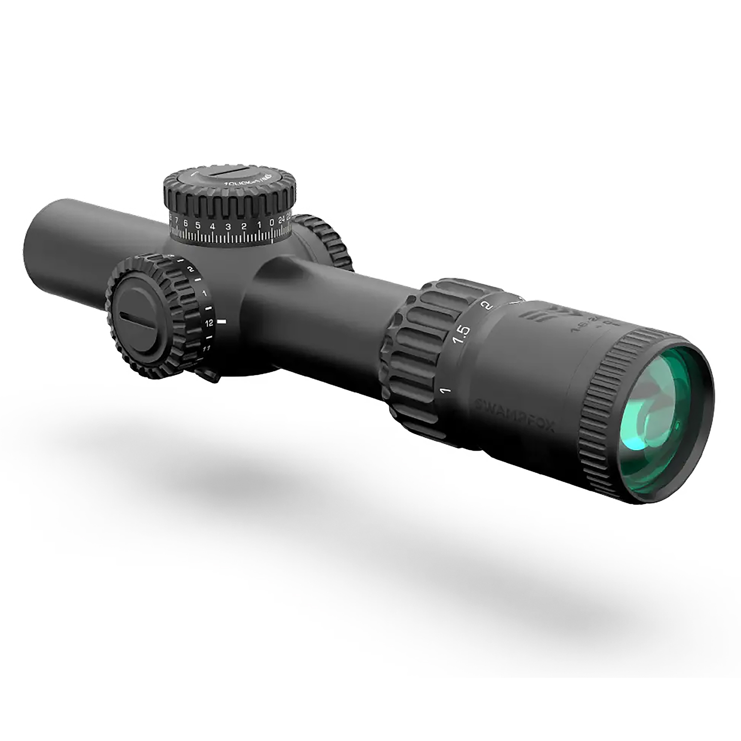 Swampfox Warhorse 1-6X24 Ffp Green Mil 34MM Riflescope