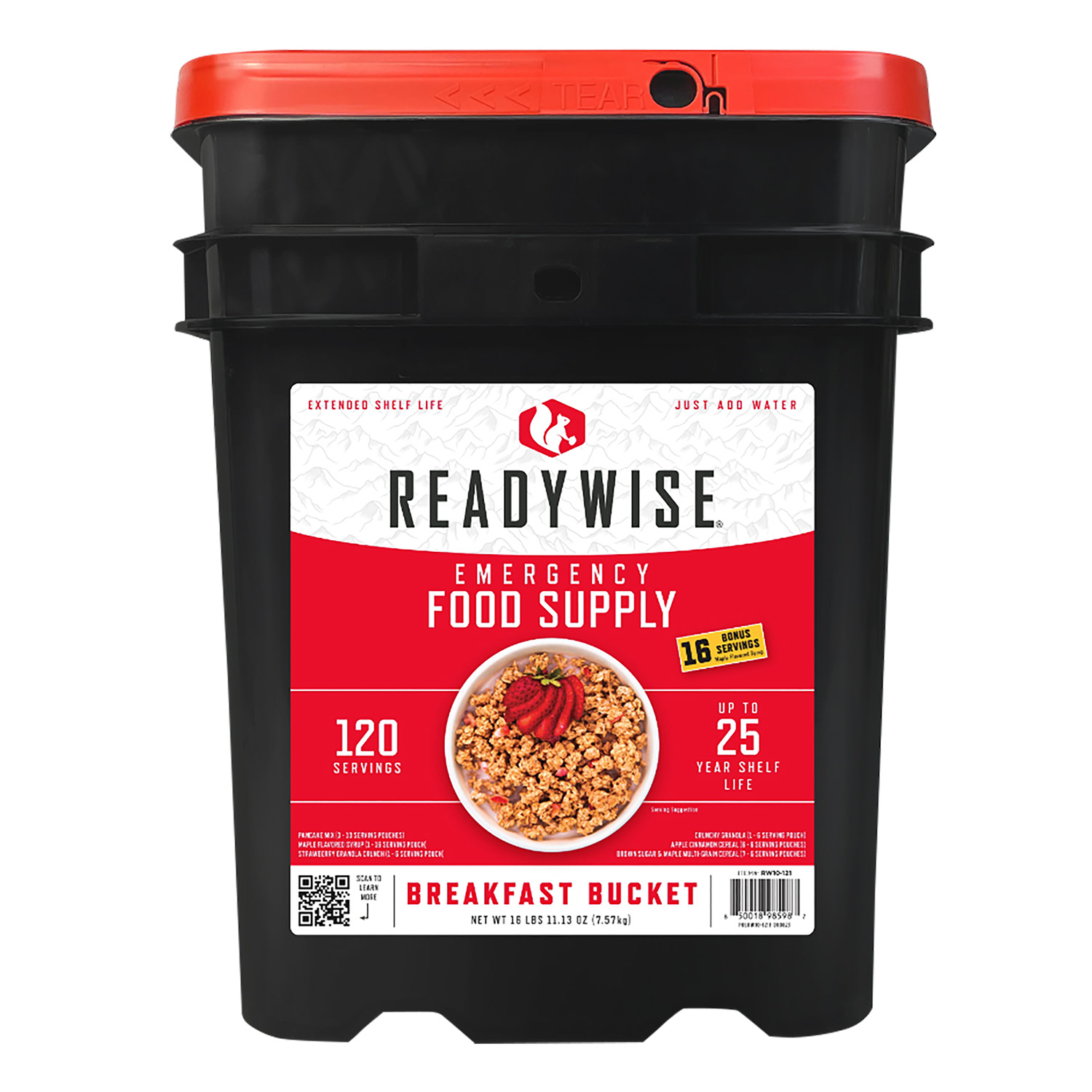Wise RW10-121 120 Serving Breakfast Bucket