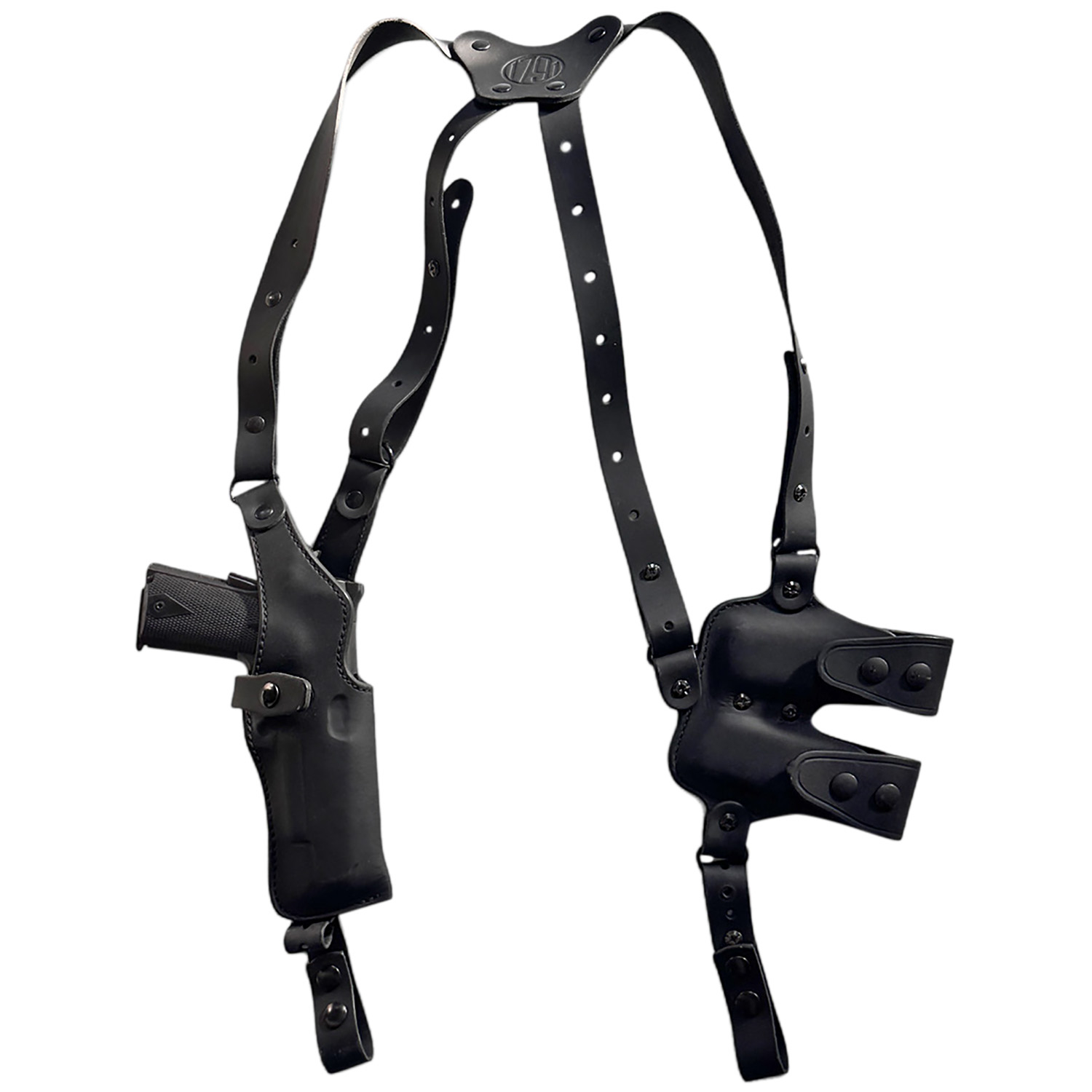 1791 NSS1SBLVR 1911 Shoulder Vertical Holster Black Right Hand