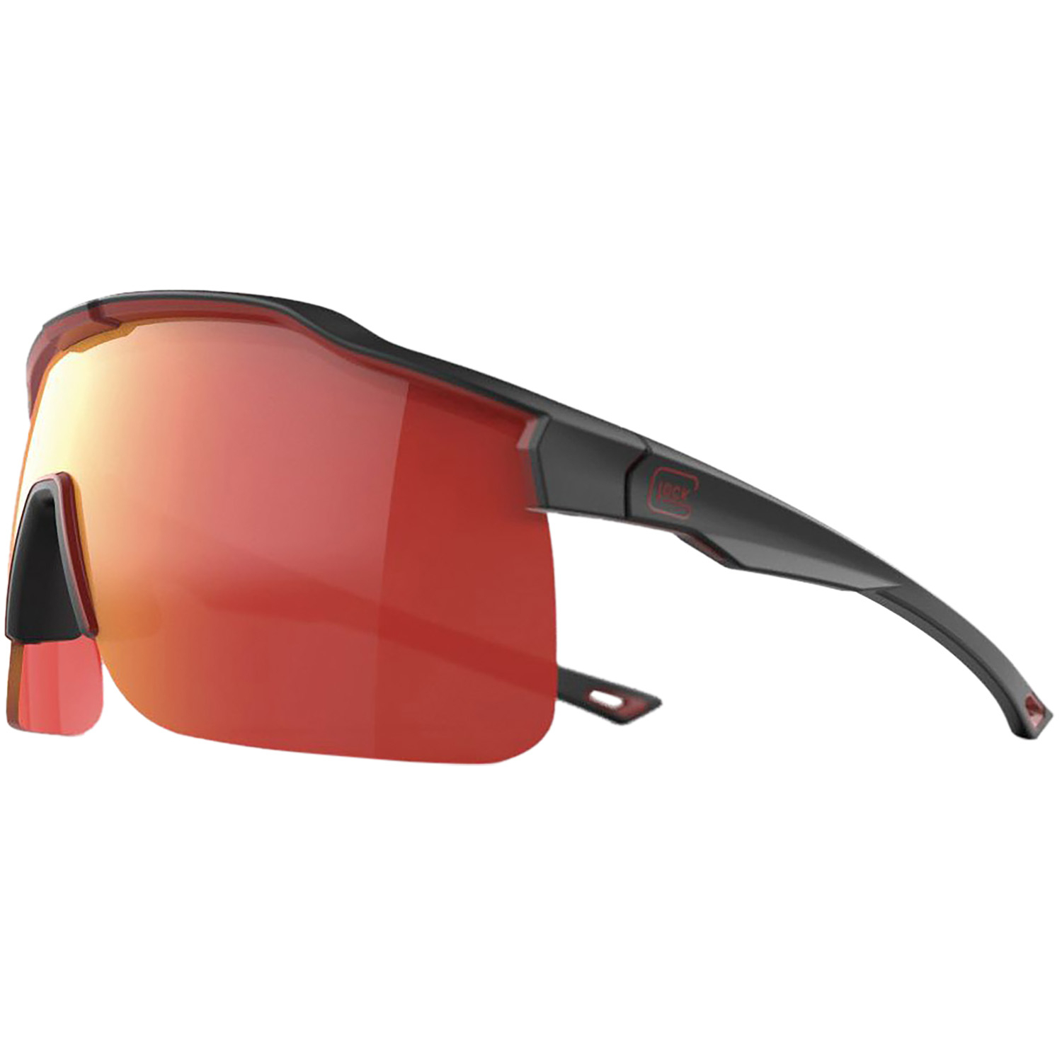Glock Tactical Glasses Safe Action Black Red Mirror Lens - Image 2
