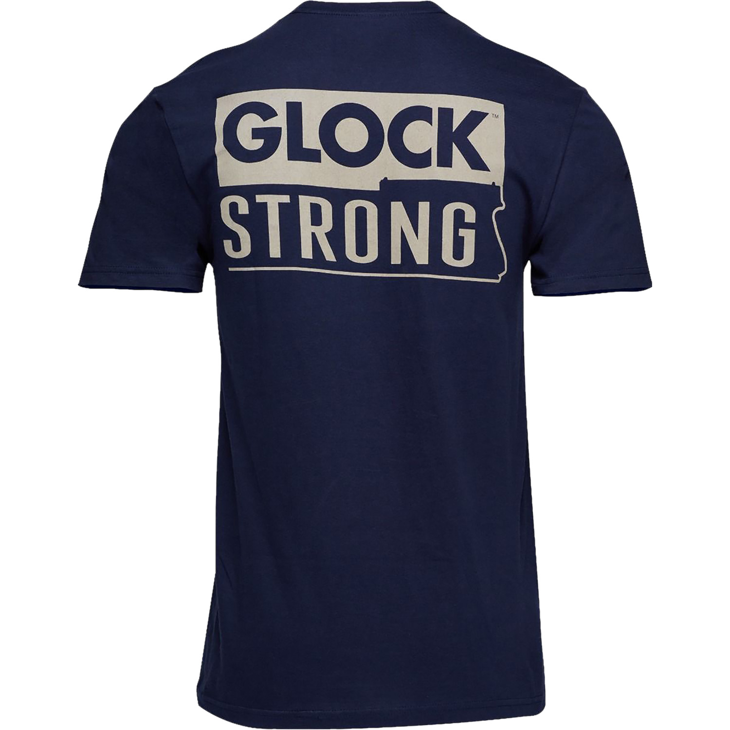 Glock Strong Short Sleeve T-shirt Navy 2XL - Image 2