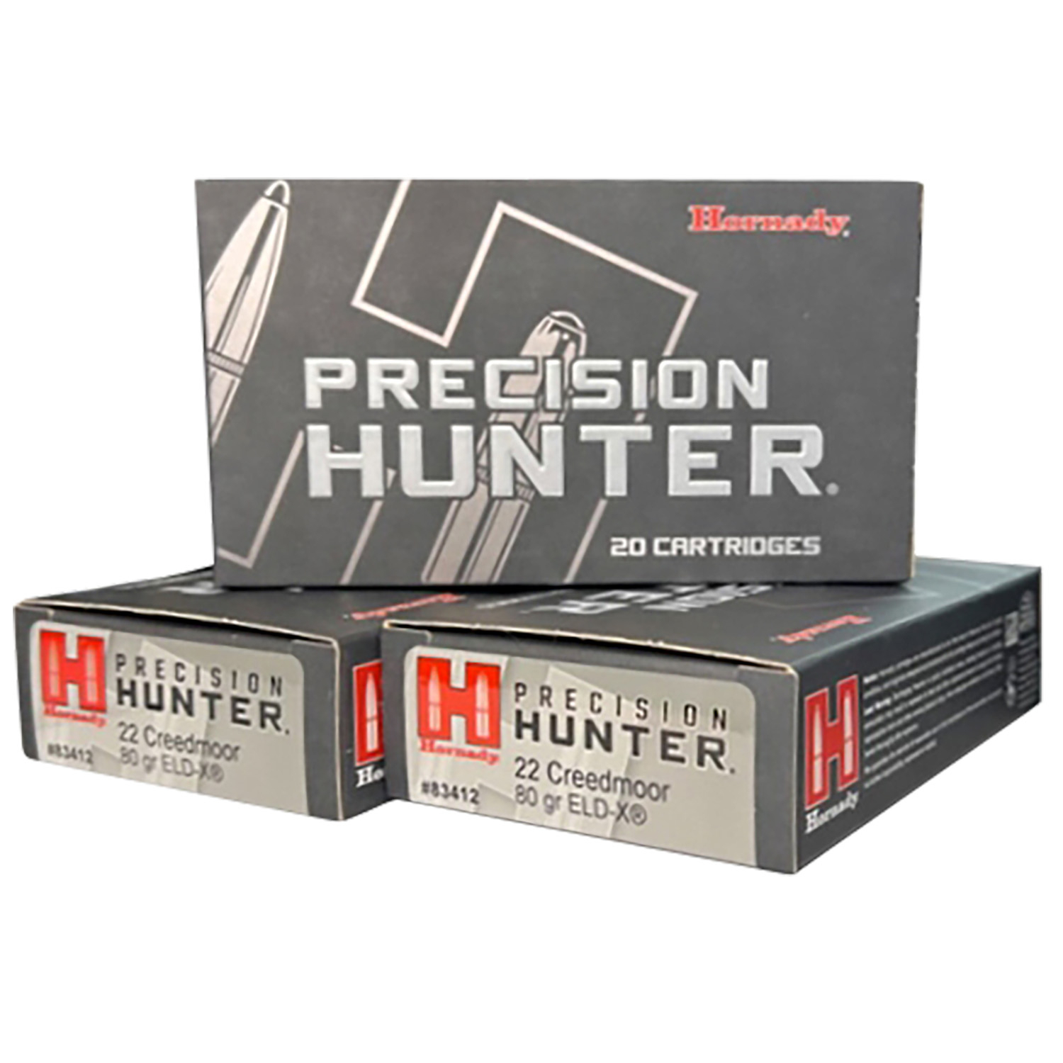 Hornady Precision Hunter 22 Creedmoor 80 Gr Eld-x 20/10