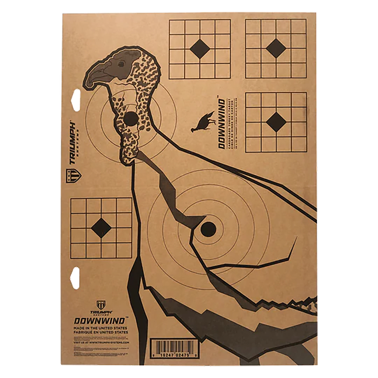 Triumph 0200-21-000 Downwind Turkey Cardboard Target