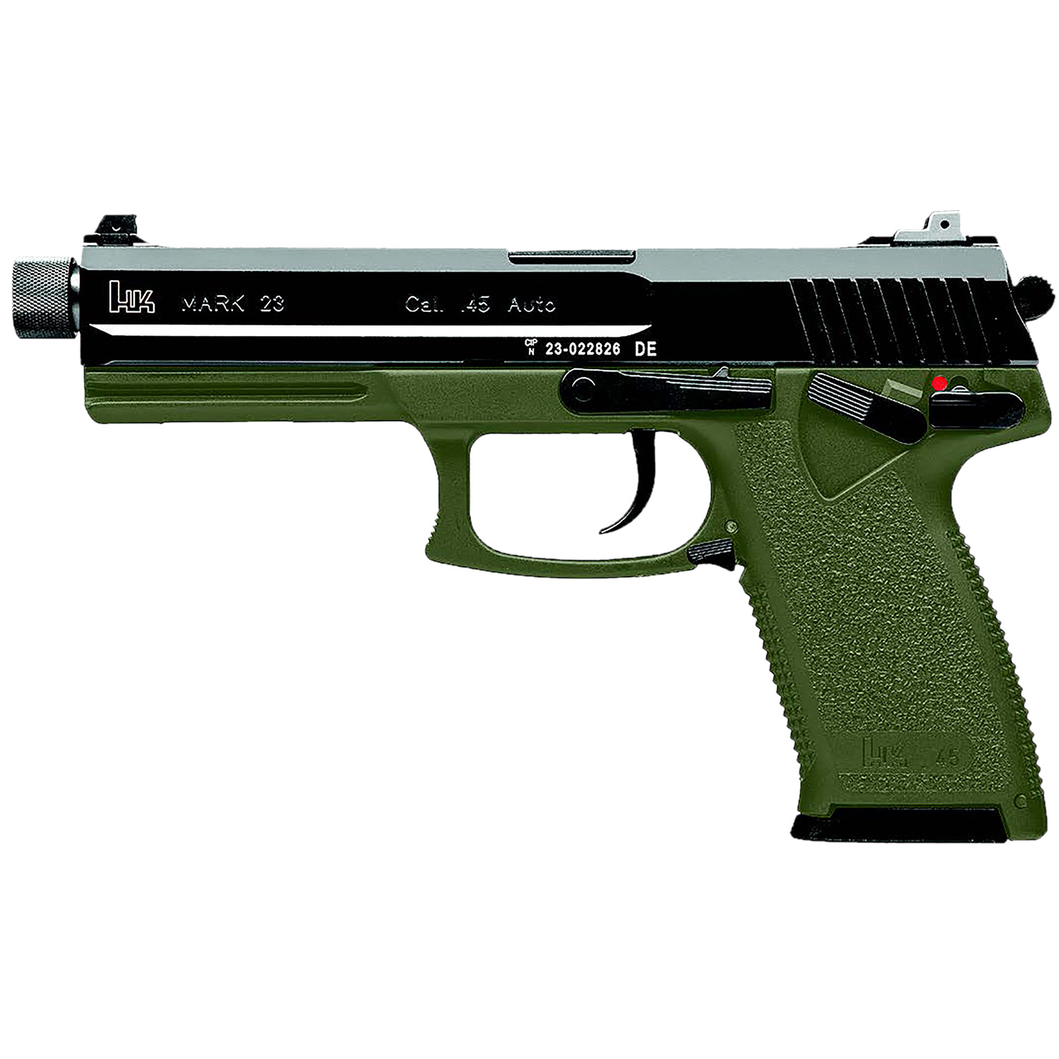 Heckler & Koch Mark 23 45 Acp 10+1 5.87 Od Green