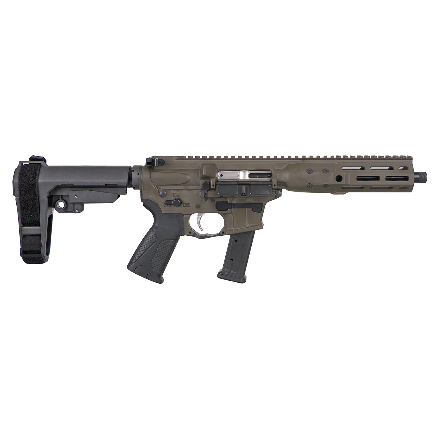 Lwrc IC-9 9MM 10+1 8.5 Brown Brace