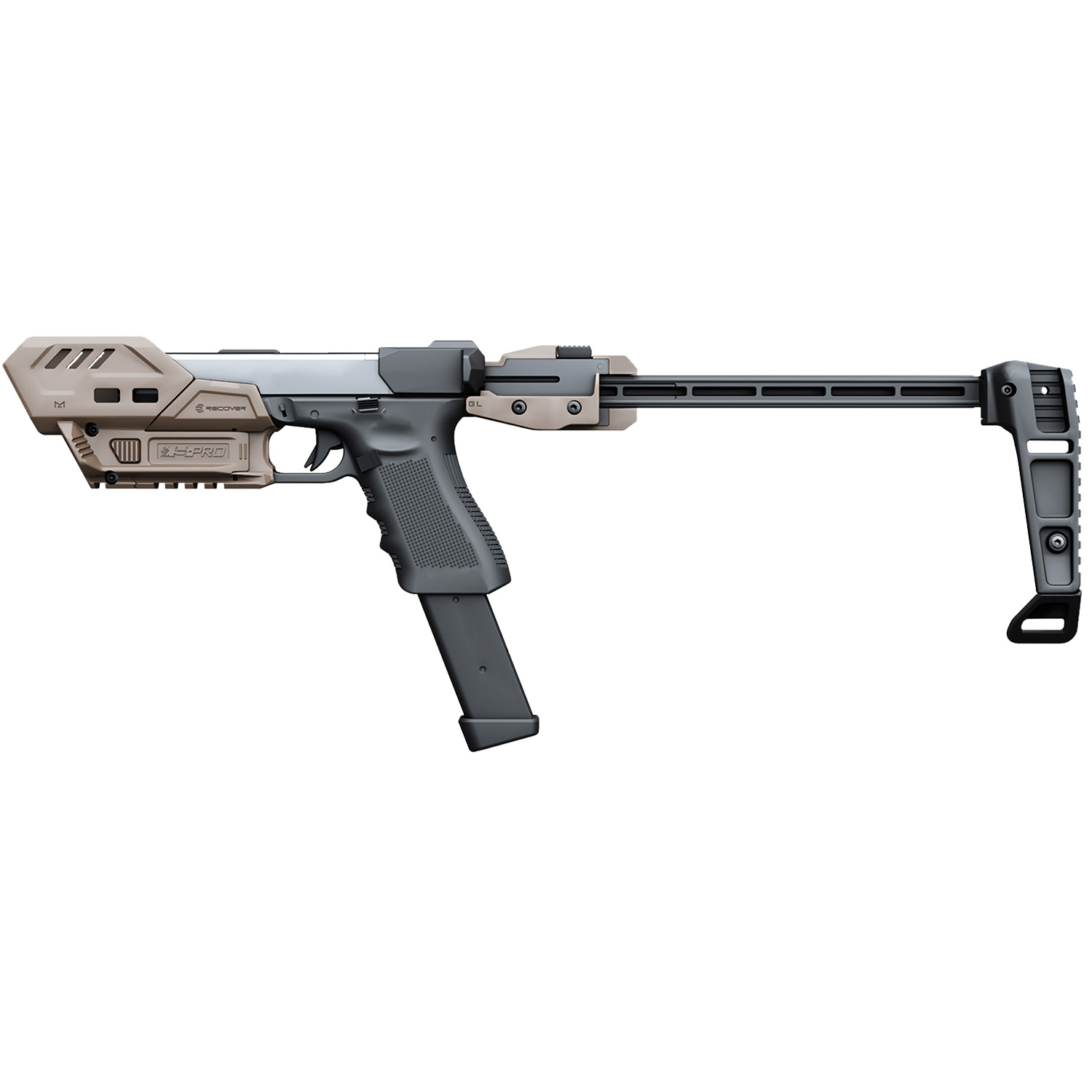 Recover Tactical SPRO-GB-02 S-pro Basic Conversion Kit for Glock Tan