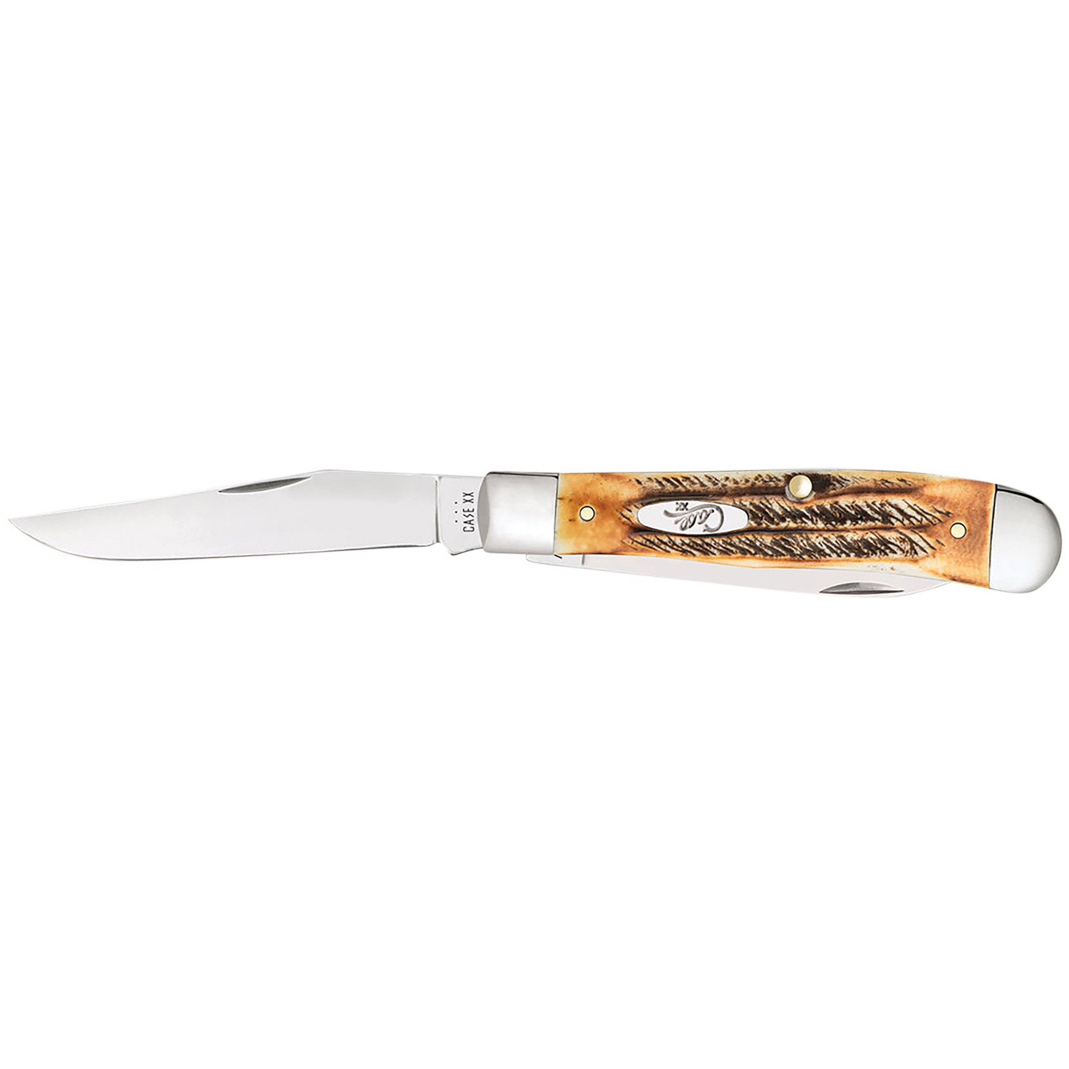 Case 03573 6.5 Bonestag Trapper Knife