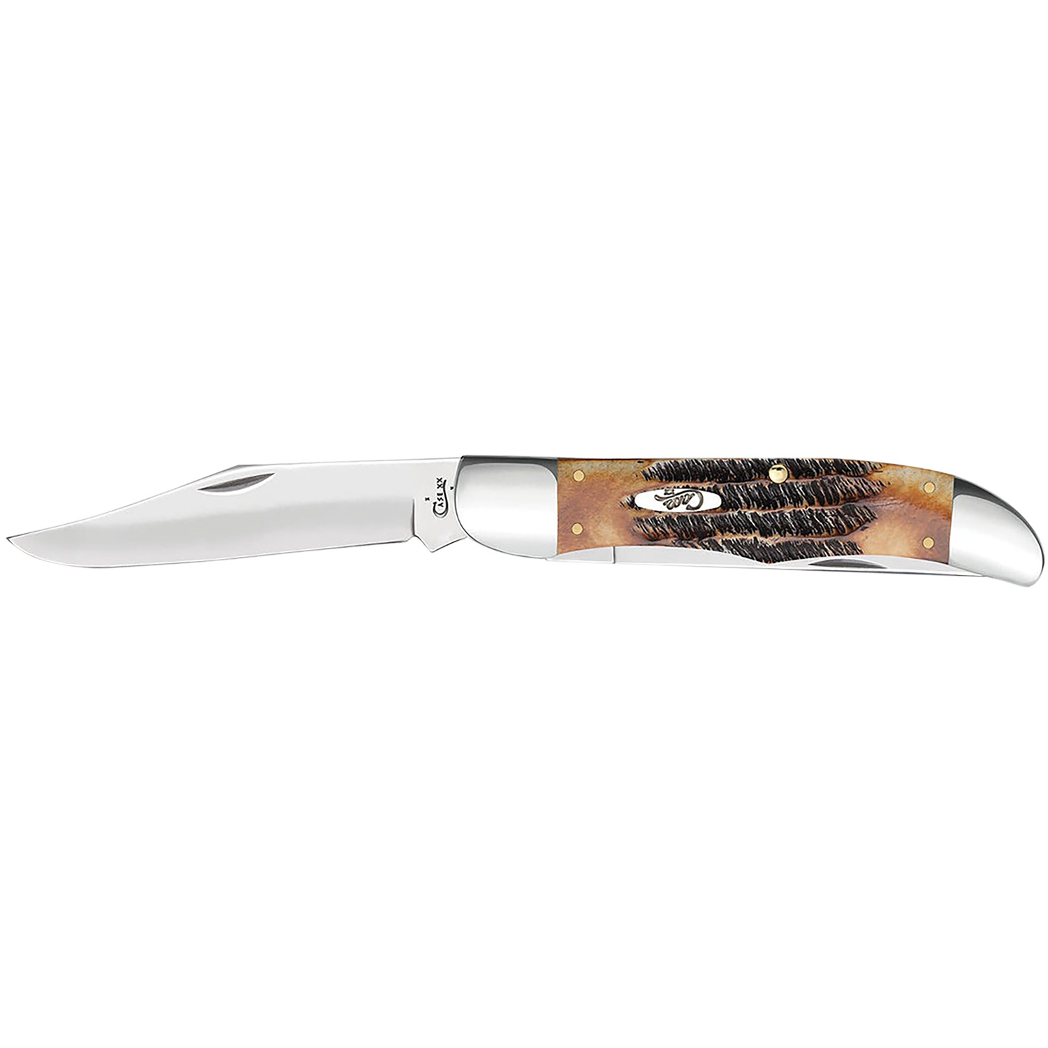Case 03574 6.5 Bonestag Folding Hunter With Sheath