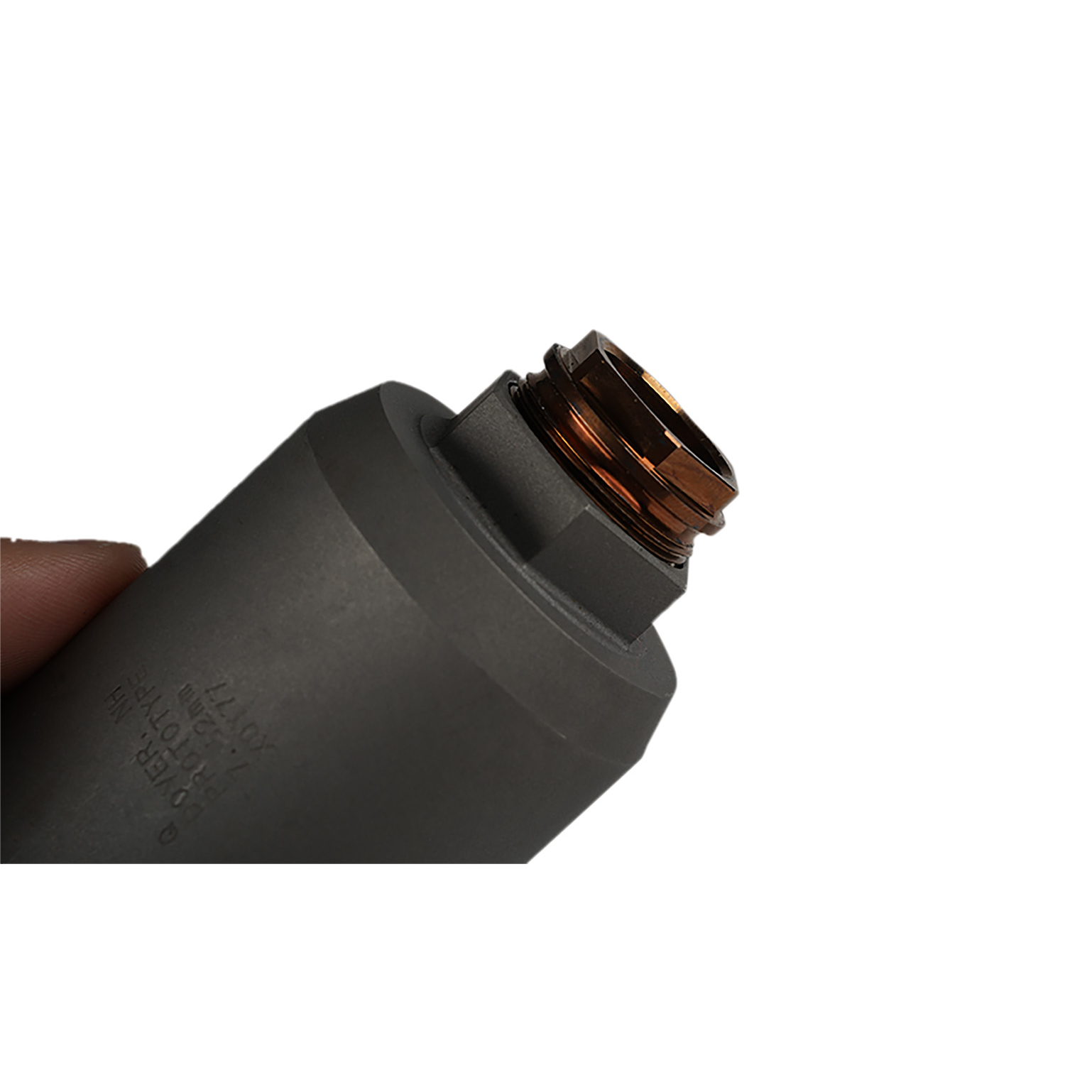 Q Rear End Cherry Bomb 5/8X24 Black Muzzle Brake - Image 2