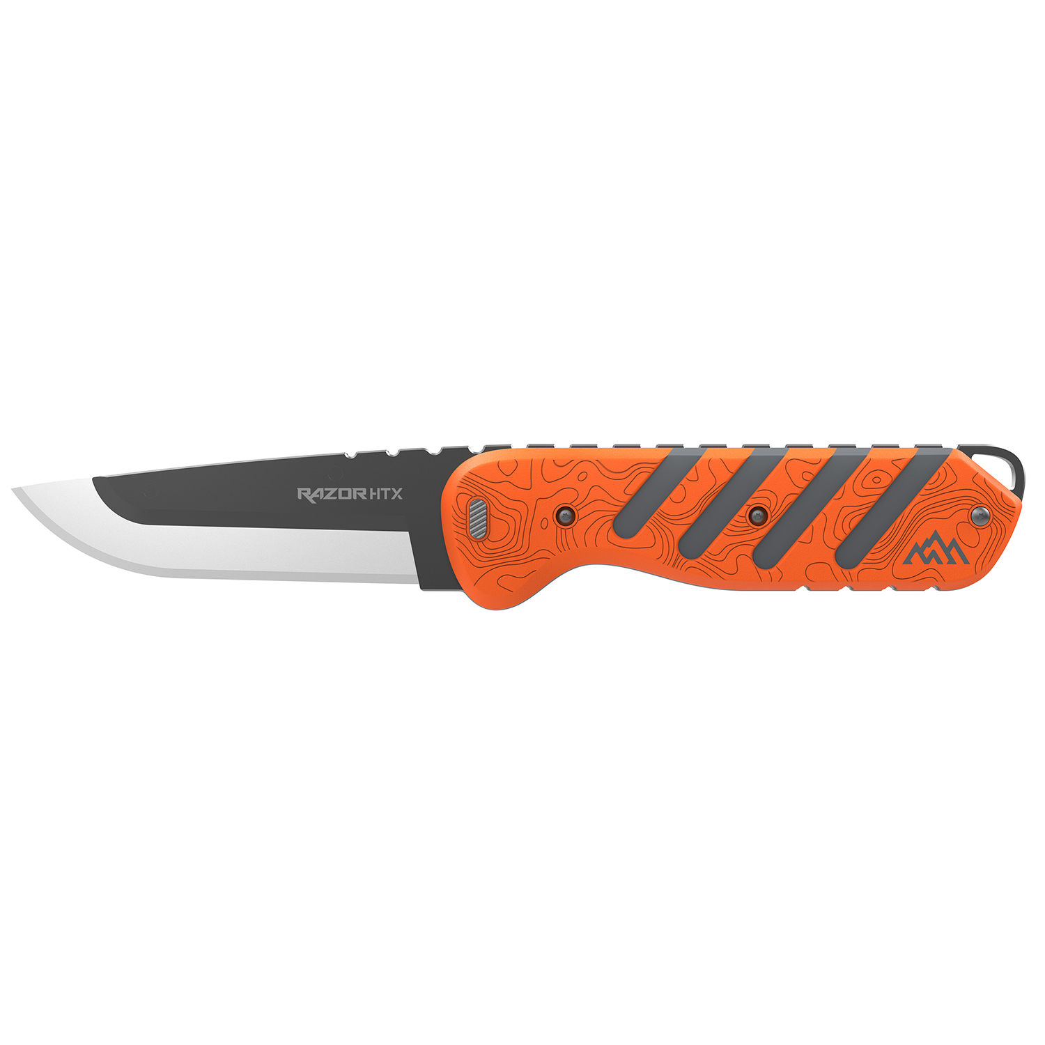 Outdoor Edge Razor Htx 3.5 Fixed Knife Orange/gray With Blades