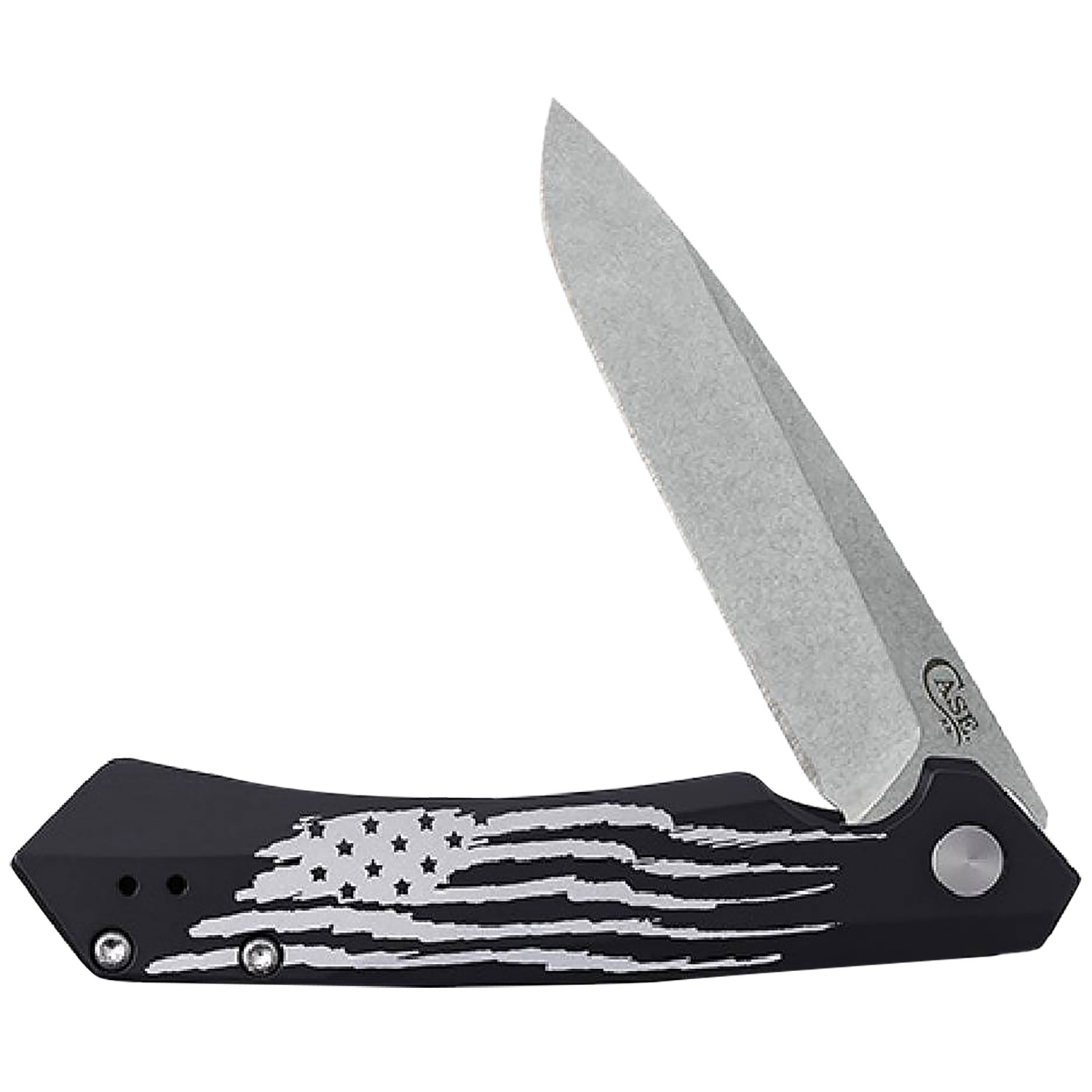 Case 10857 Kinzua Folding Spear Point Knife With Us Flag Handle