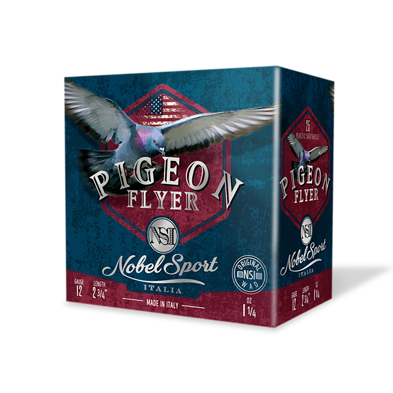 Nsi ANSPG133075 Pigeon Flyer 12 Gauge 2 1/4 Oz 7.5 25/10
