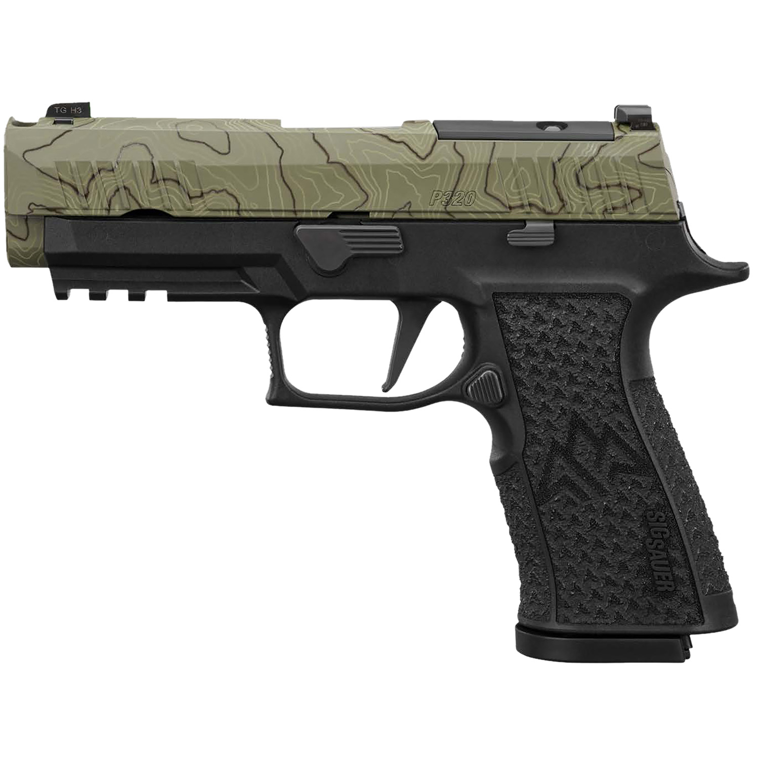Sig P320XTEN Comp 10MM 15R Grn