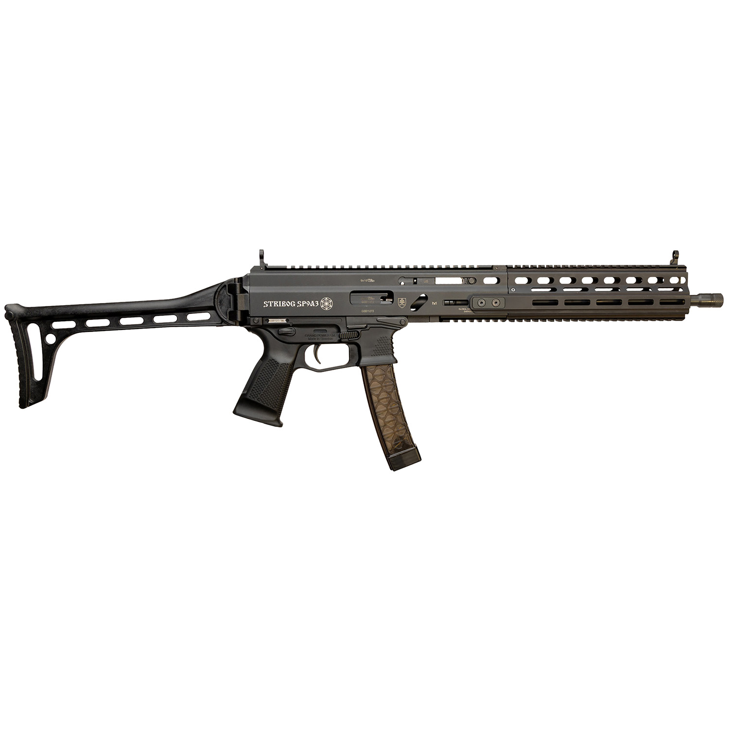 Grand Power Stribog SP9A3 9MM 30+1 16 Black