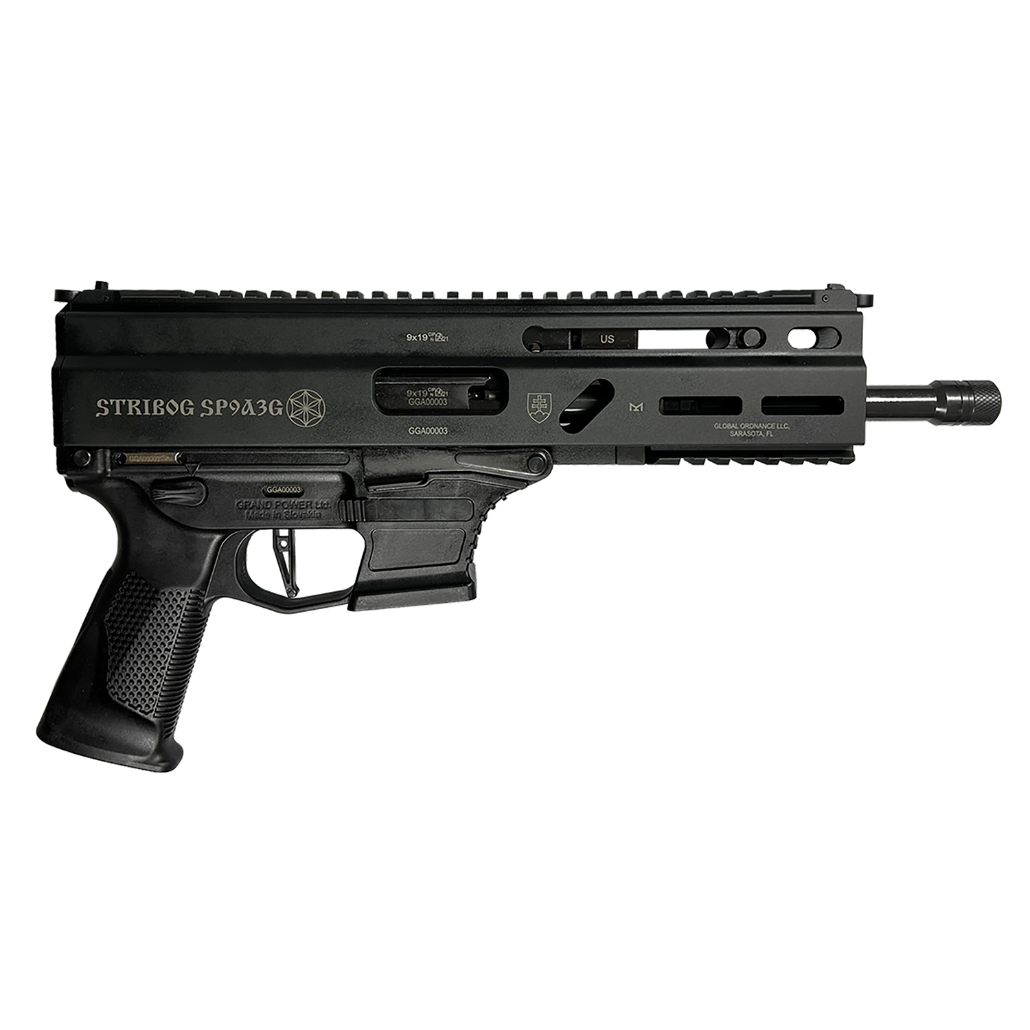 Grand Power Stribog SP9A3G 9MM 10+1 Black