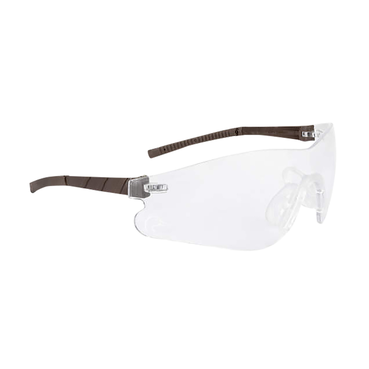 Radians DU-Y1-3010C Youth Clear Lens Brown Frame