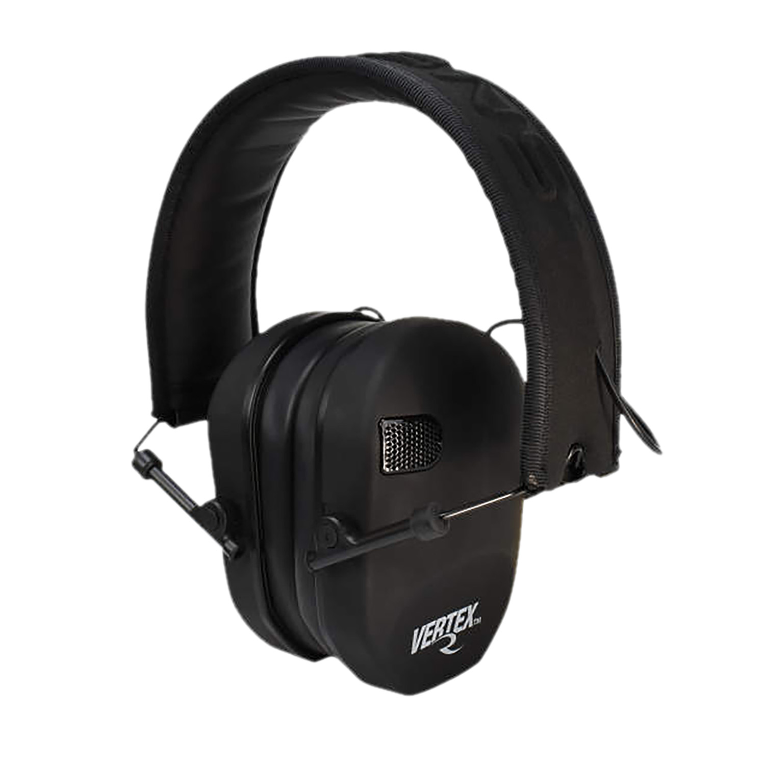 Radians Vertex Slim Dual Mic Electronic Earmuff - Black