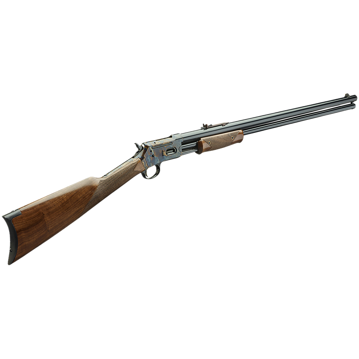 Pedersoli Silver Spur Pump 45 Colt 3+1 Capacity - Image 2