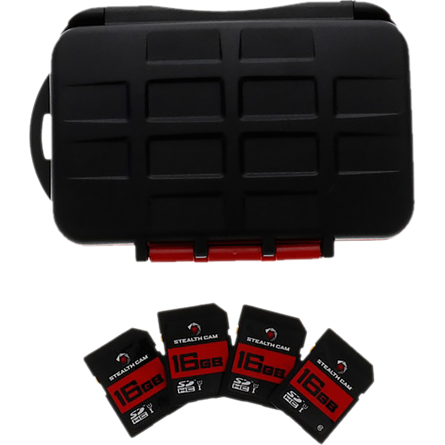Steal STC-MCSC-16GB4PK 16GB Sd 4PK With Storage Case