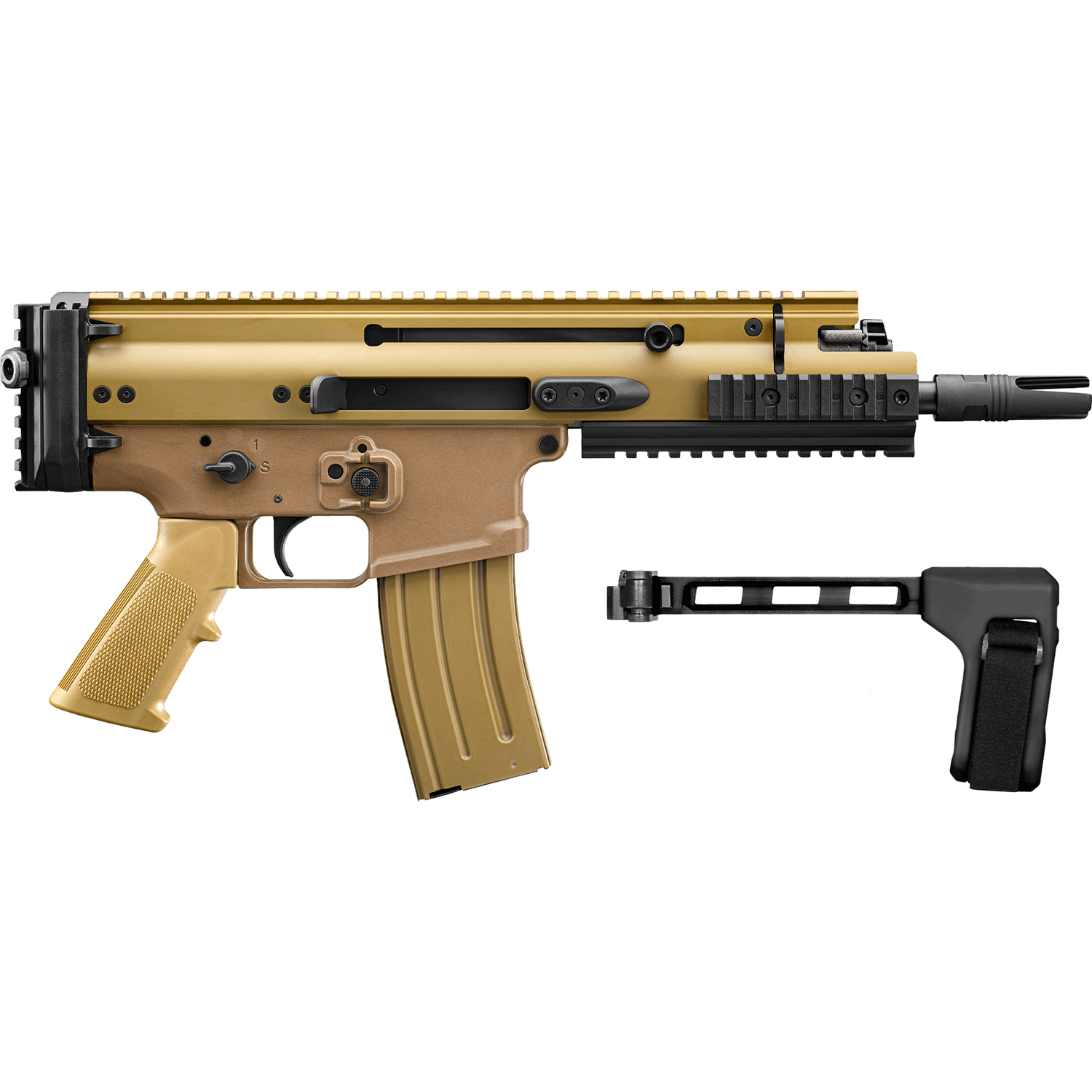 Fn Scar 15P 5.56X45MM 10+1 Sb Tactical Brace