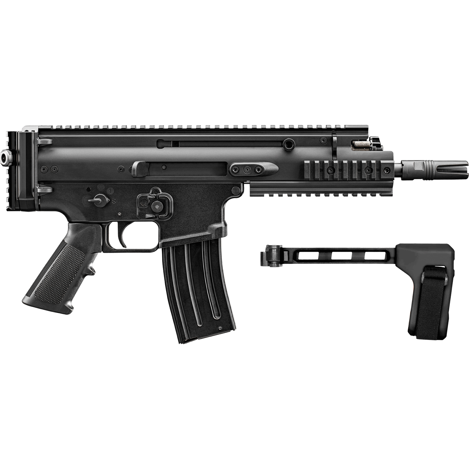 Fn Scar 15P 5.56X45MM 10+1 Black Pistol