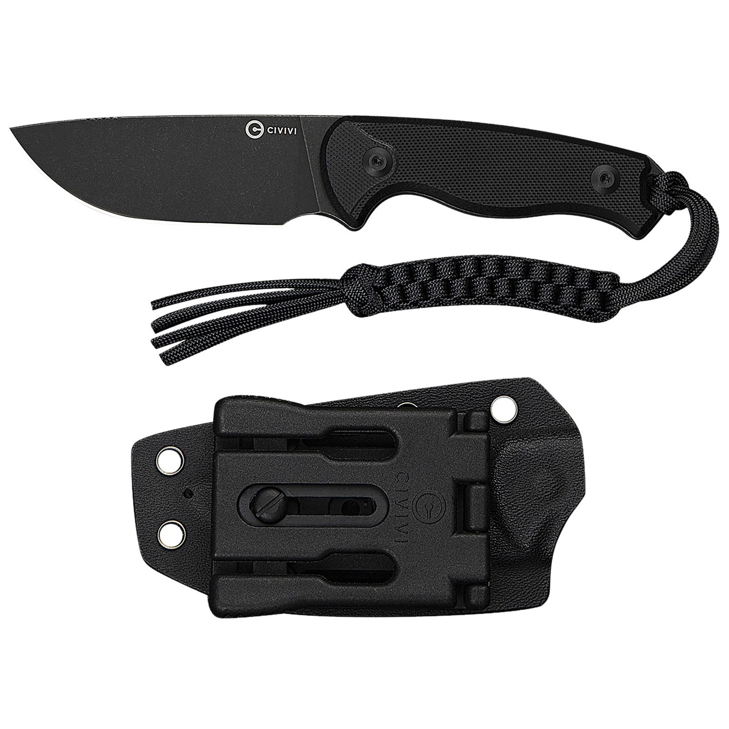 Civivi C23094-1 Timberbark 3.2 Black Fixed Blade Knife