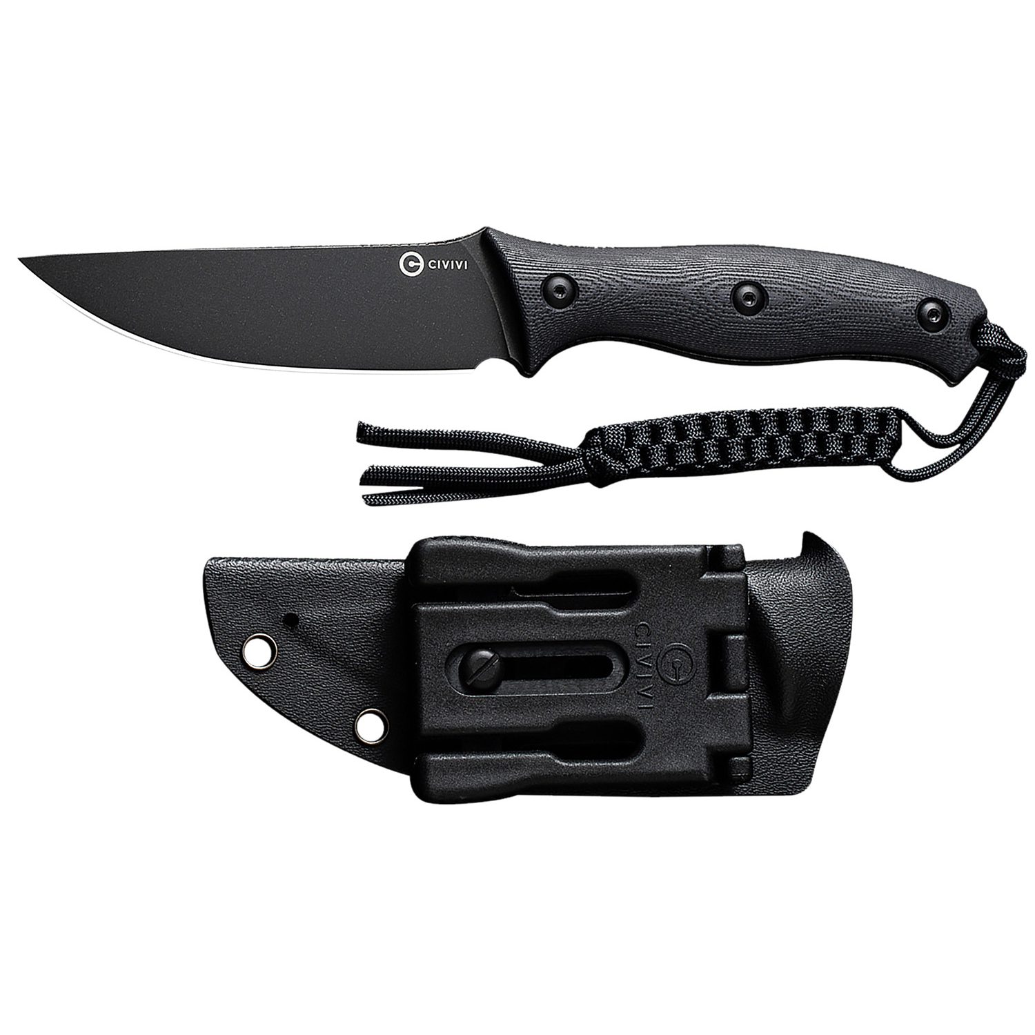 Civivi Stormridge 3.92 Fixed Blade Black
