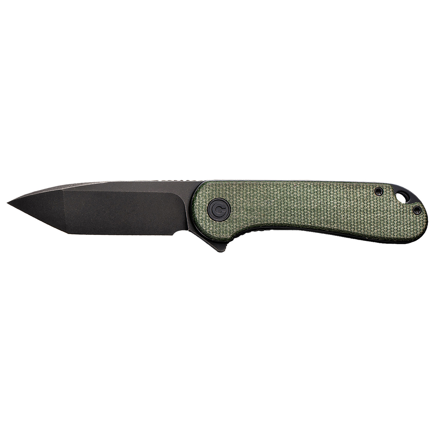 Civivi Elementum 2.96 Green Micarta/black D2 Knife