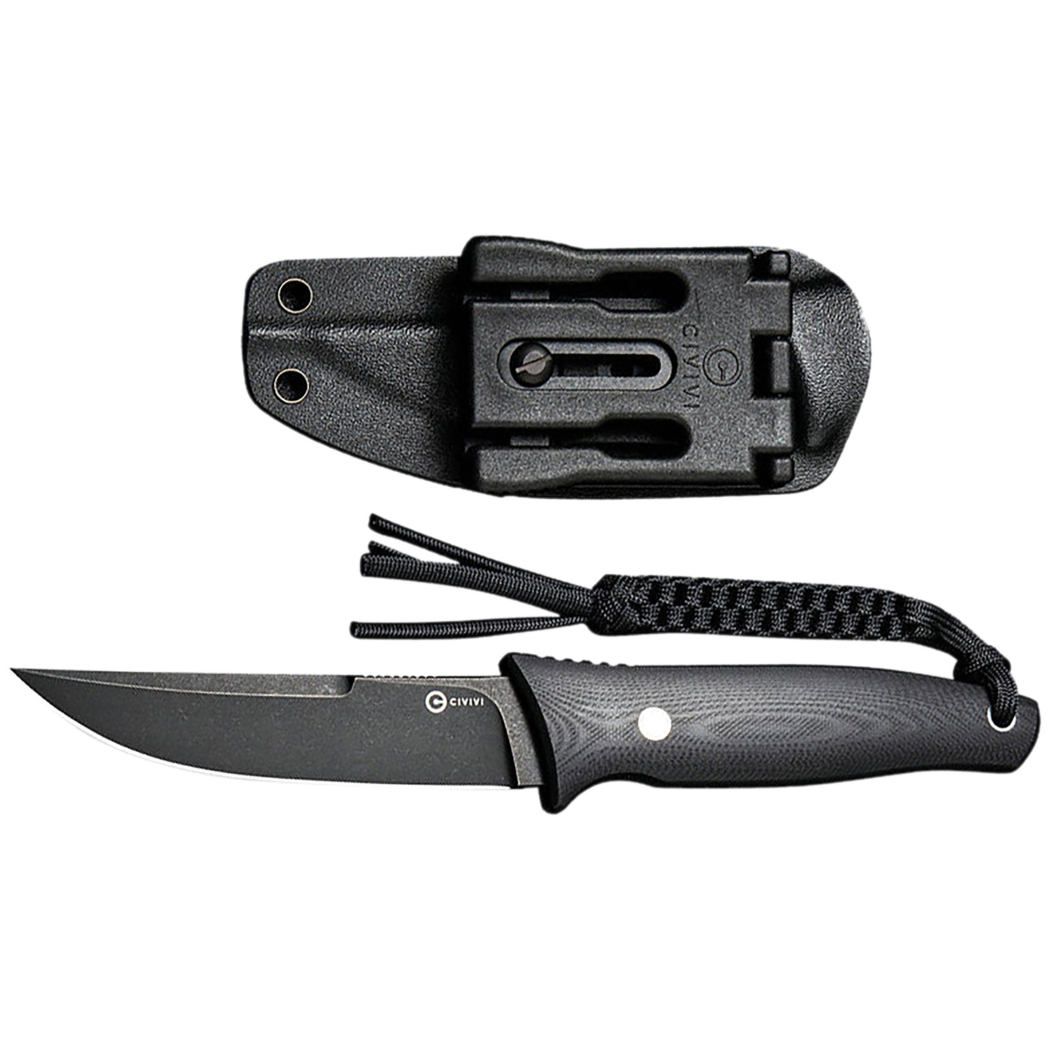 Civivi C19046-3 Tamashii 4.07 Black Fixed Blade Knife