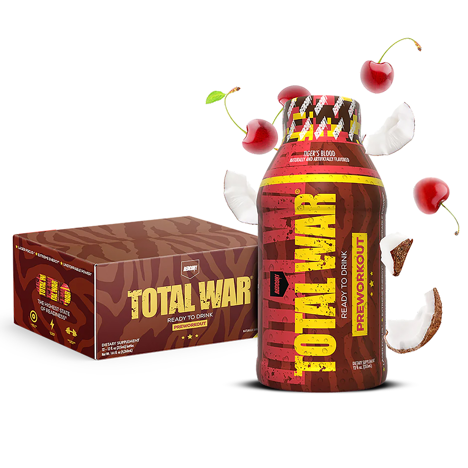 REDCON1 Total War Ready to Drink - Tigers Blood 12 Pack