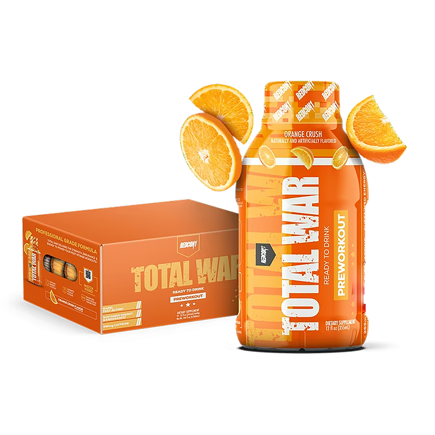 REDCON1 Total War Ready to Drink Orange Crush 12 Pack