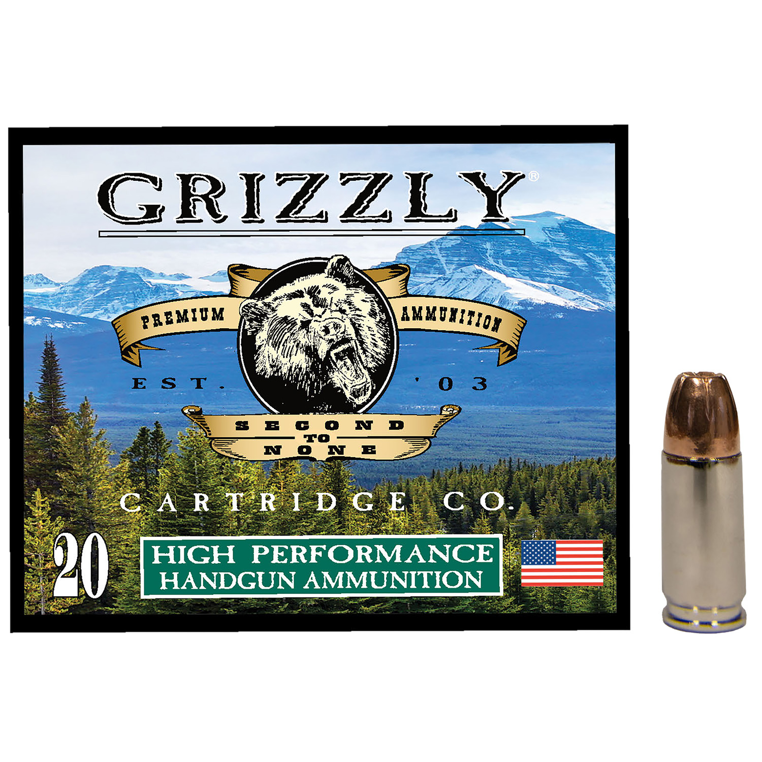 Grizzly GC9MM1 9MM 115GR Jhp 20/10