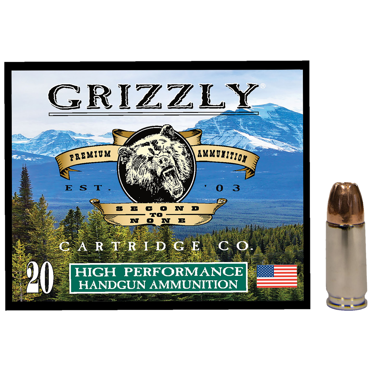 Grizzly GC9MM2 9MM 124GR Jhp 20/10