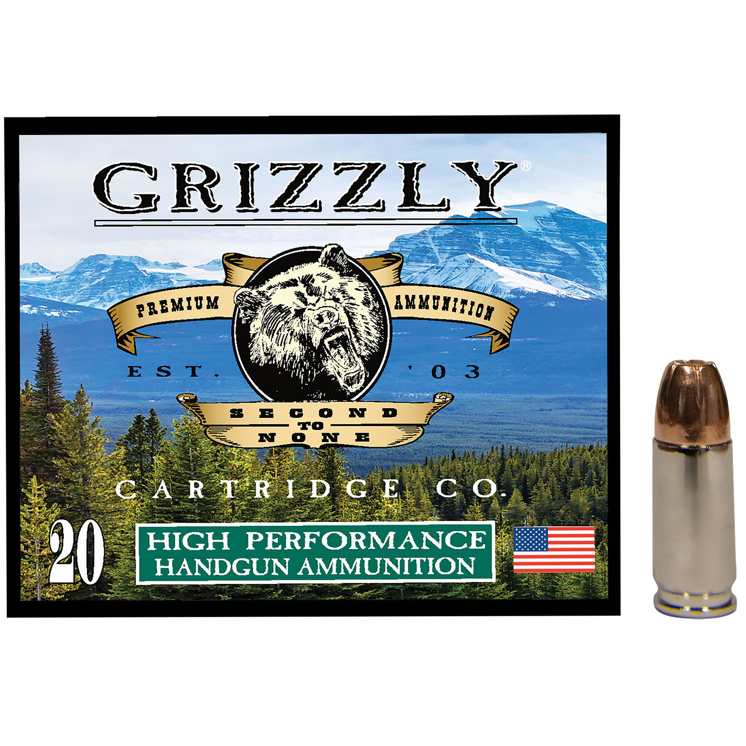 Grizzly GC9+P+CM9 9MM+P 115GR Jhp 20/10