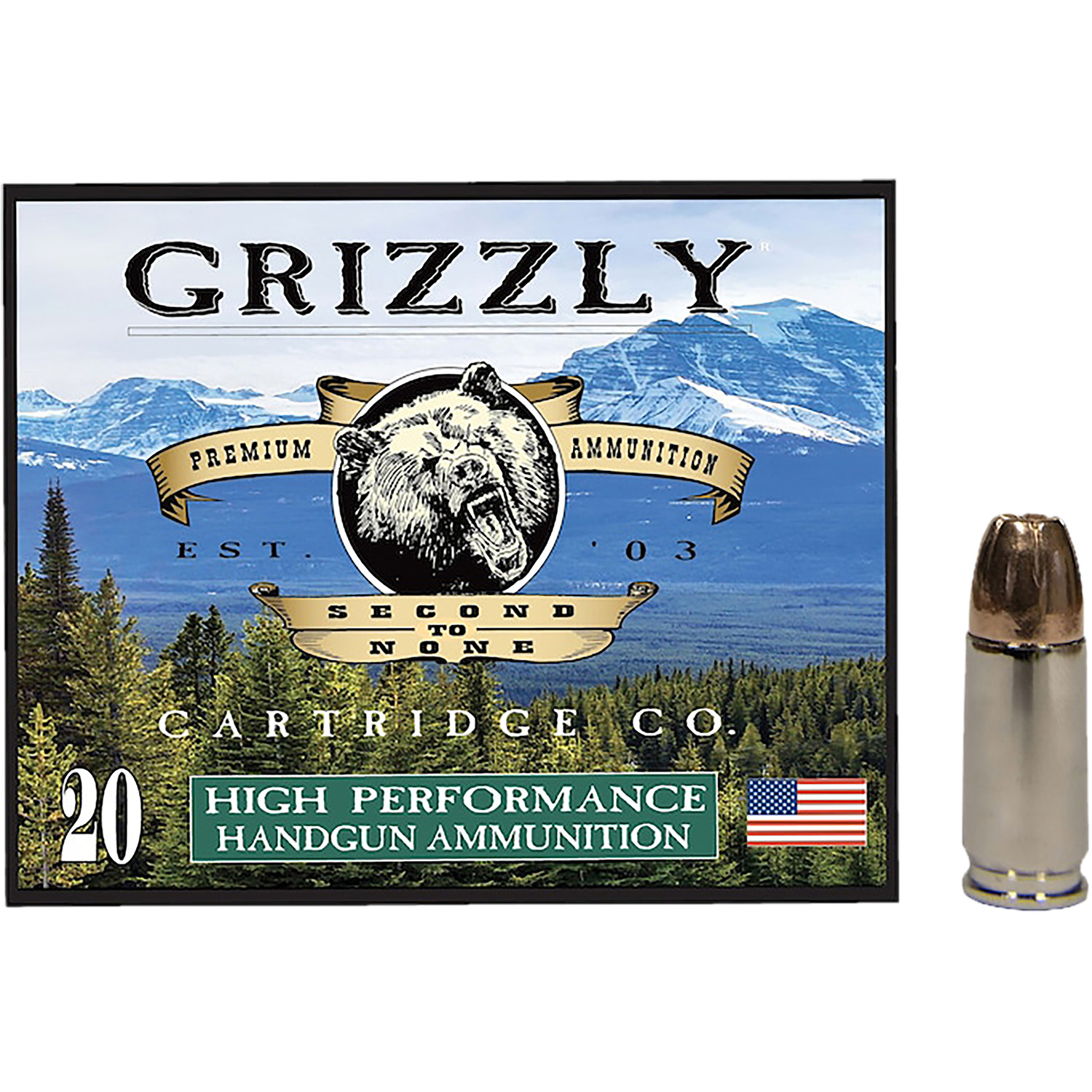 Grizzly GC9+P+CM10 9MM+P 124GR Jhp 20/10