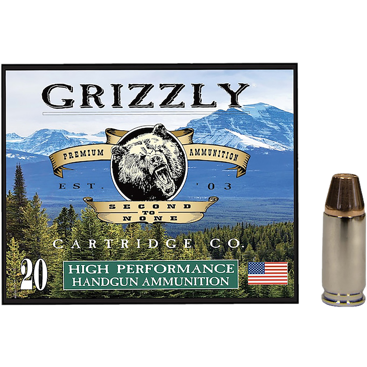 Grizzly GC9+P+4 9MM+P+ 124GR Fmj-fp 20/10