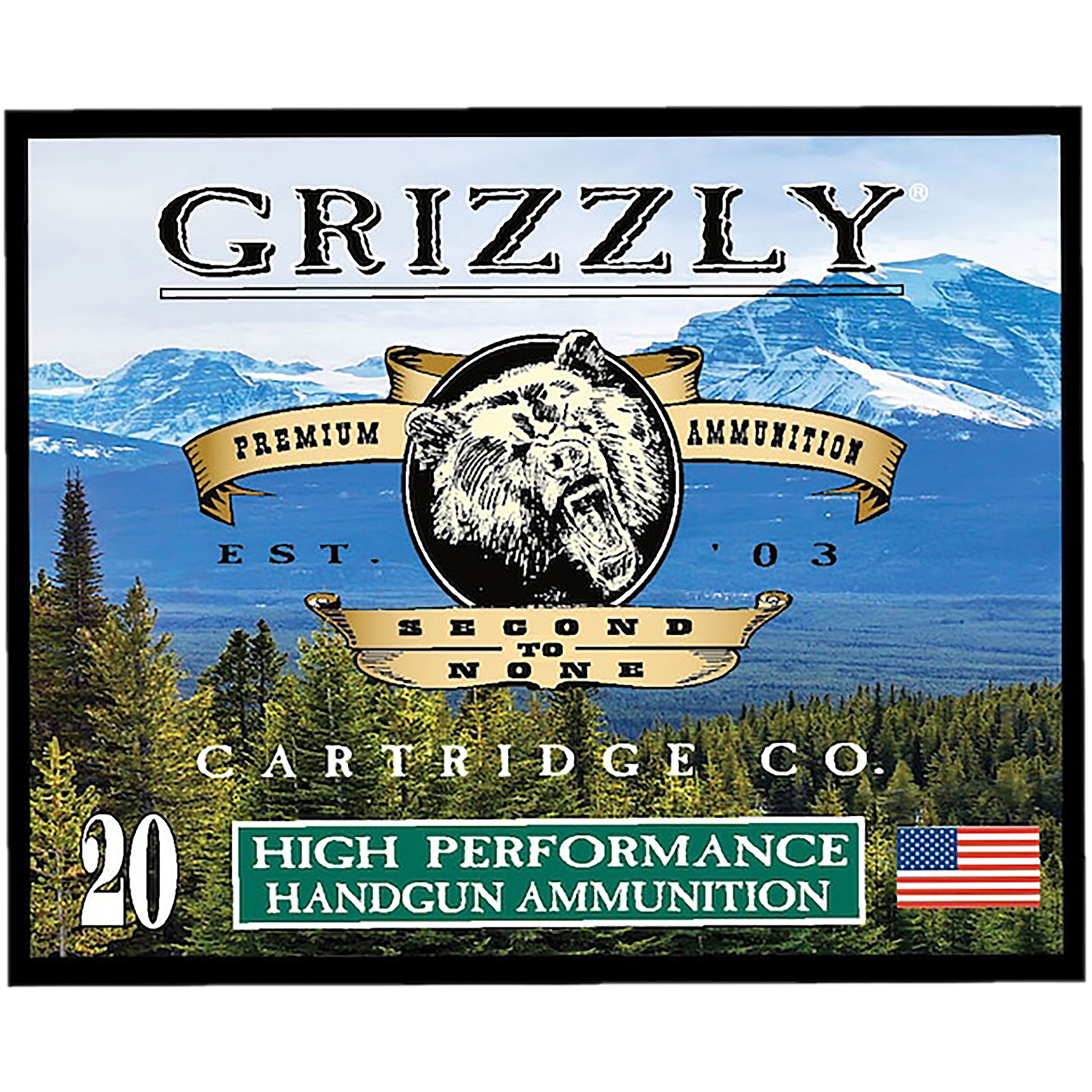 Grizzly GC38SP9 38 Special 148GR Fmj Flat Point 20/10