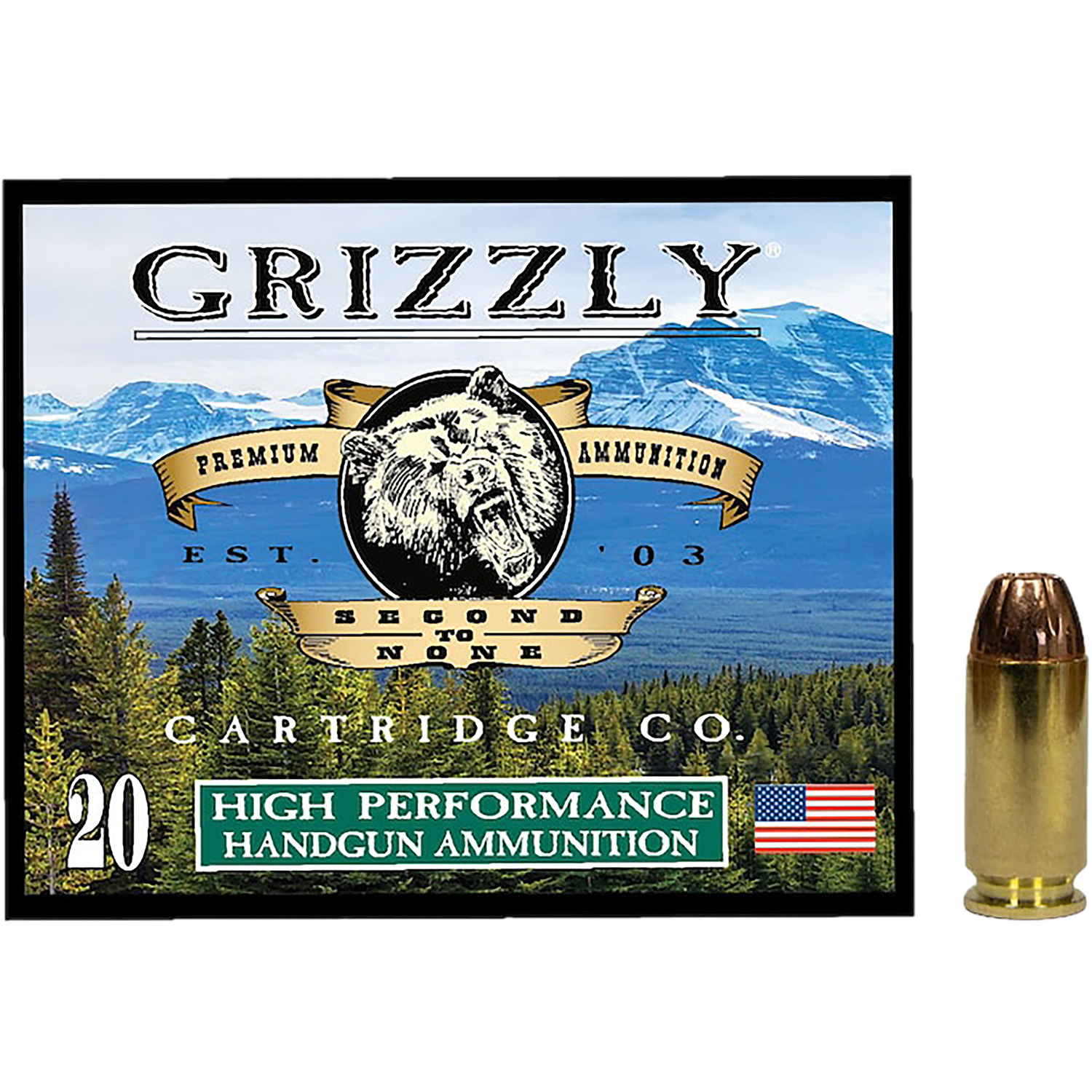 Grizzly GC4SW1 40S&W 200GR Jhp 20/10