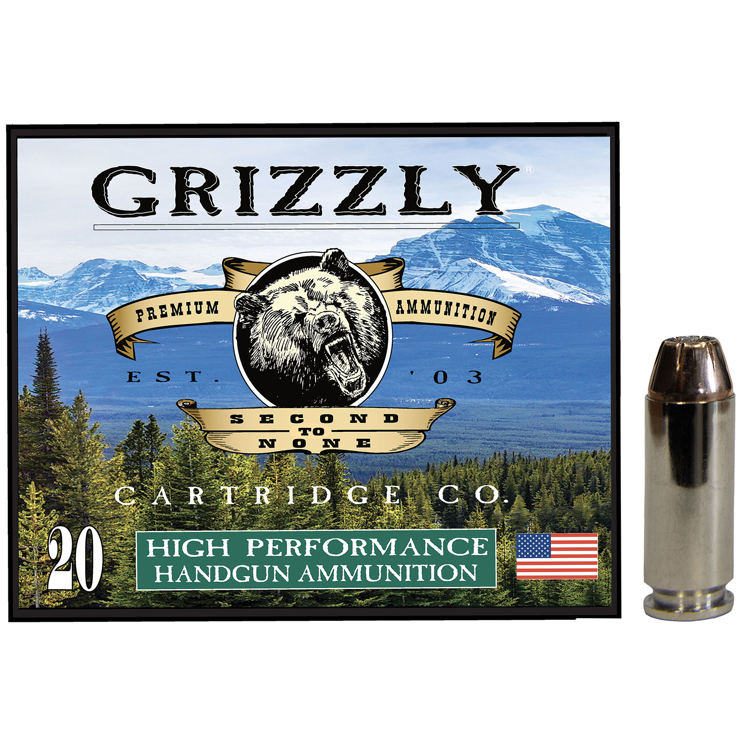 Grizzly GC10M4 10MM 180GR Jhp 20/10