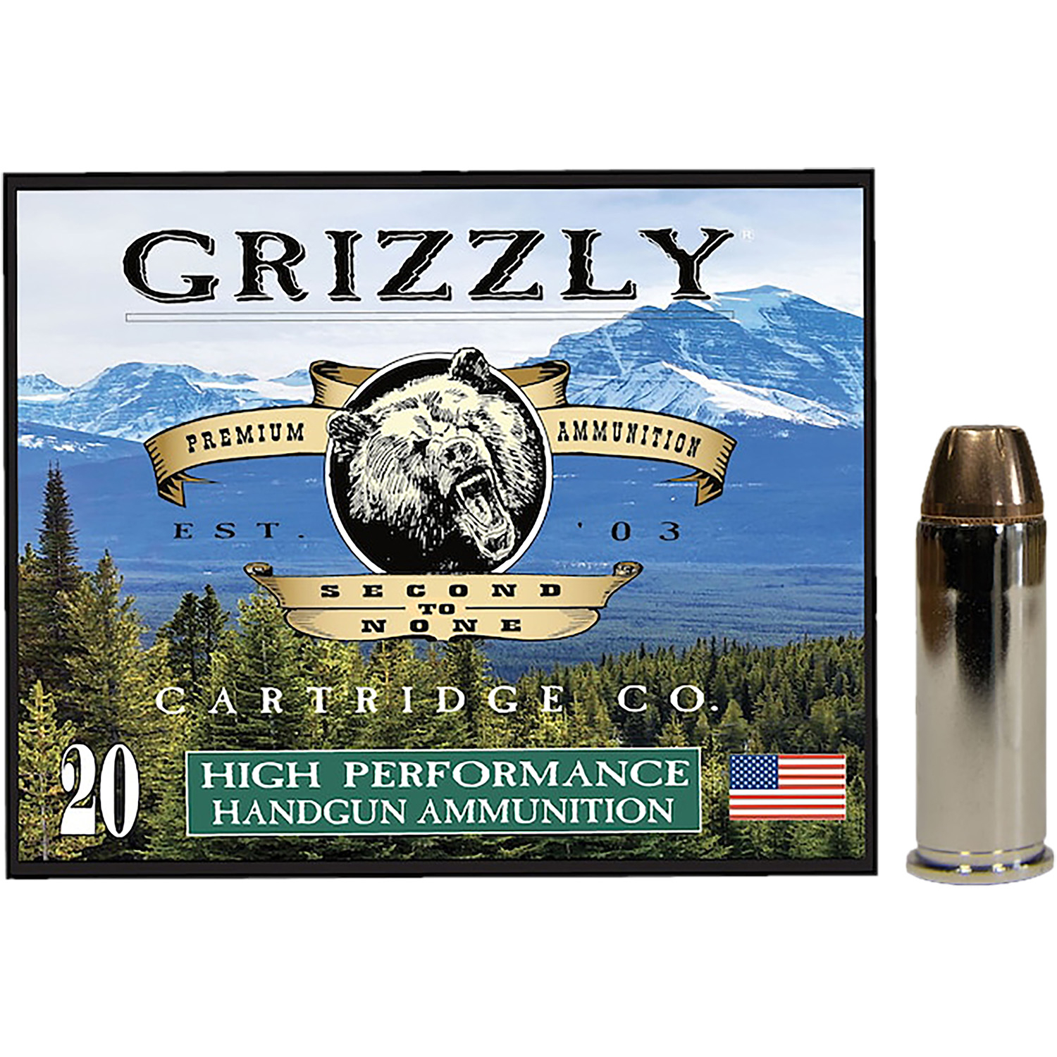 Grizzly GC44SP5 44 Special 240GR Jacketed Hollow Point 20/10