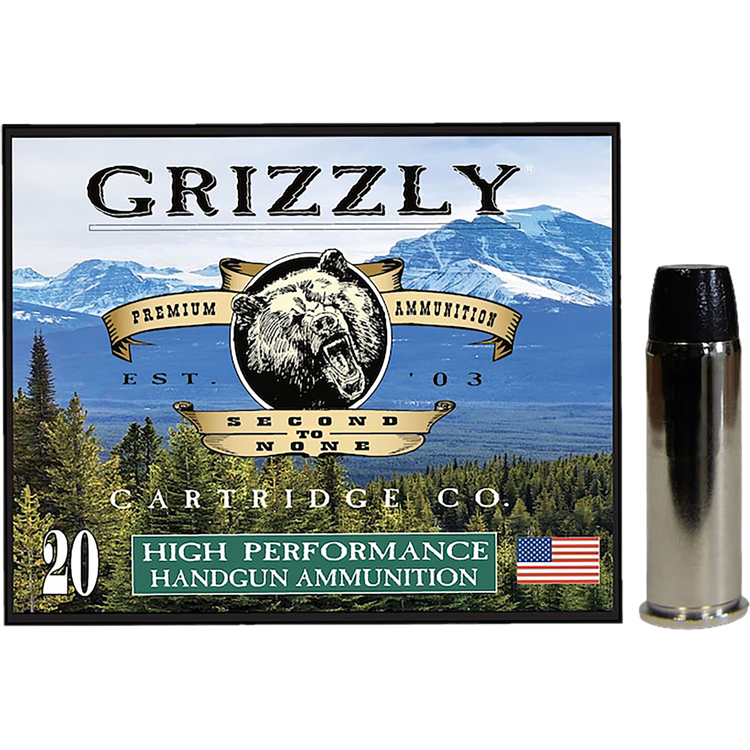 Grizzly Ammo (rintoul) .44 Magnum 300gr – 20rd