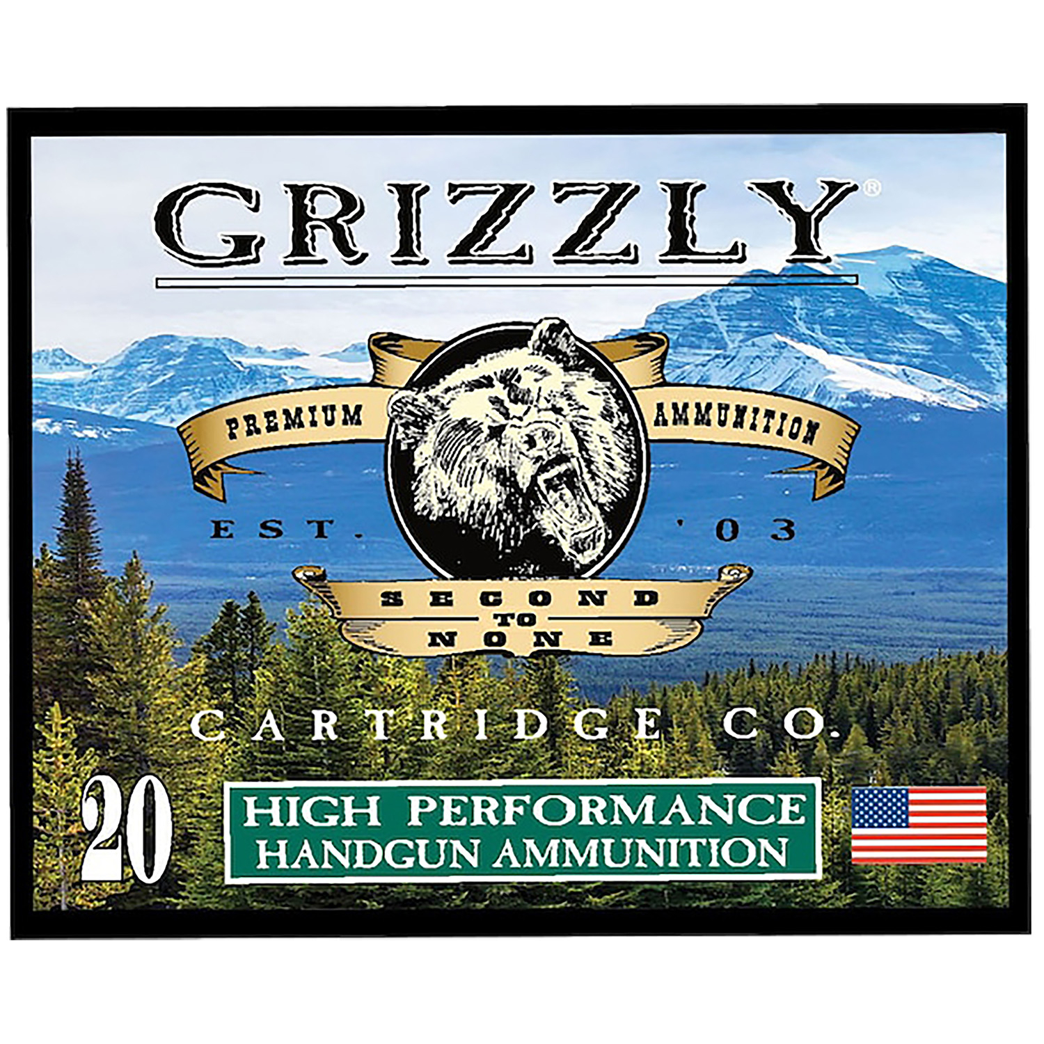 Grizzly Ammo (rintoul) .44 Magnum 240gr JHP – 20rd