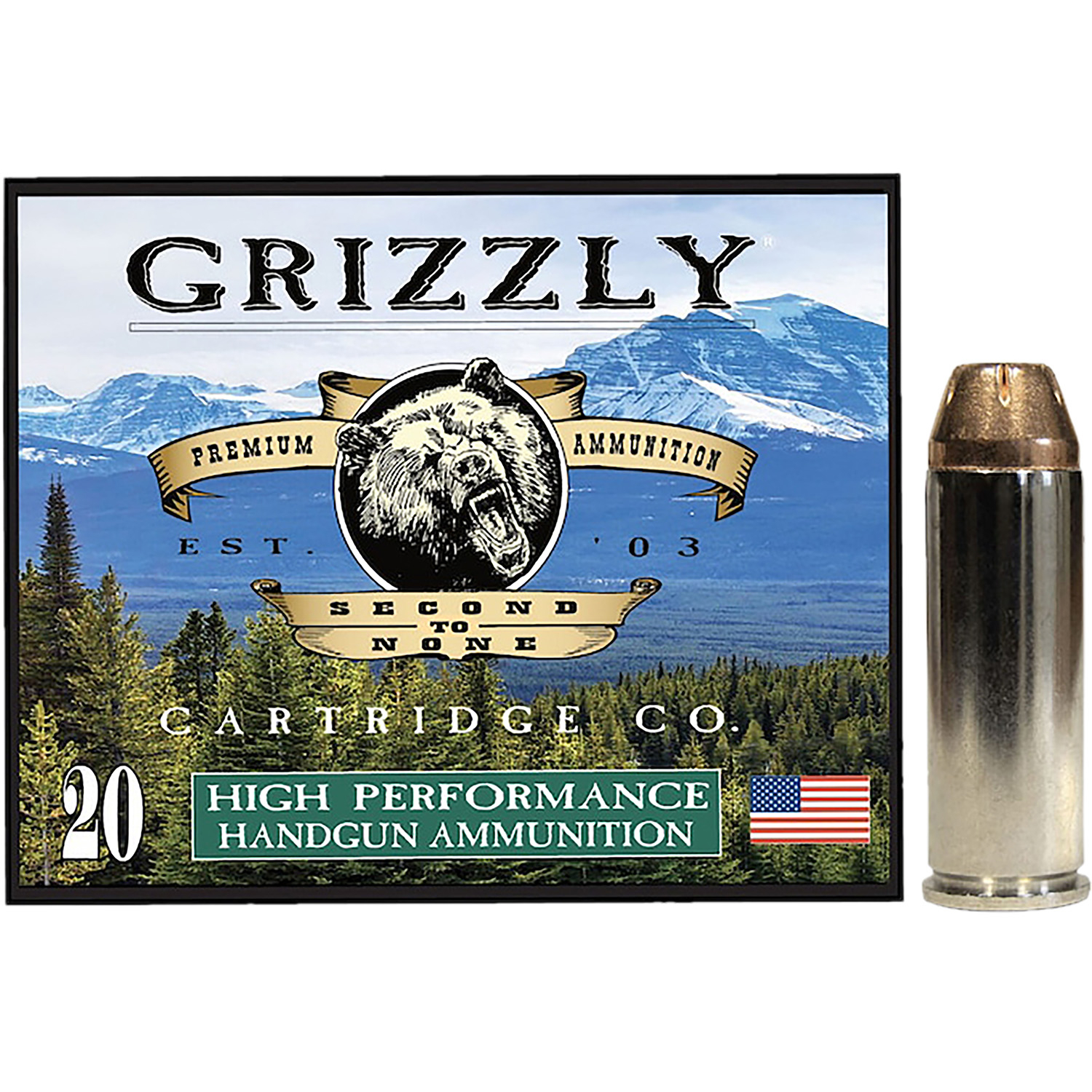 Grizzly GC45C+P3 45COLT+P 225GR Jhp 20/10