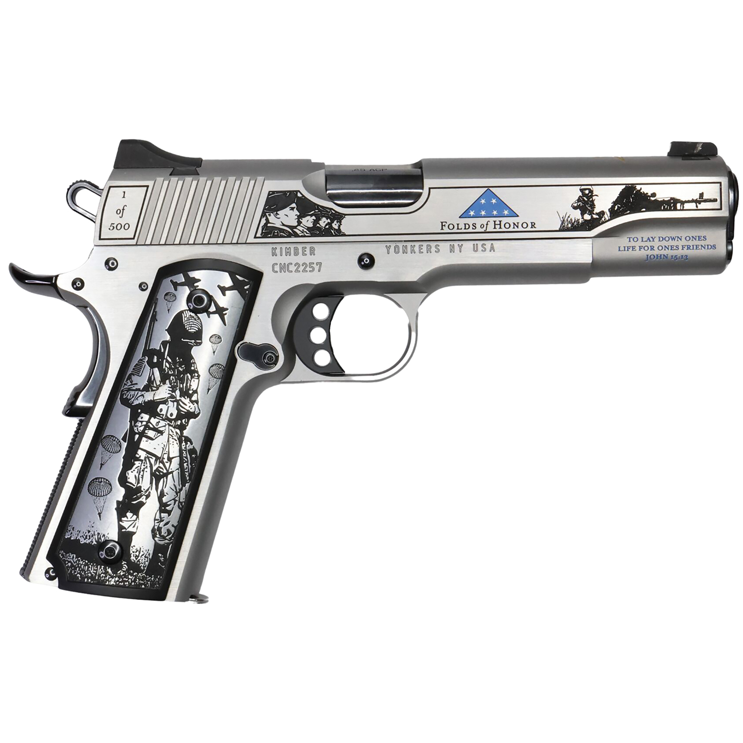Cnc Folds of Honor Kimber K1911 45 Acp 7+1