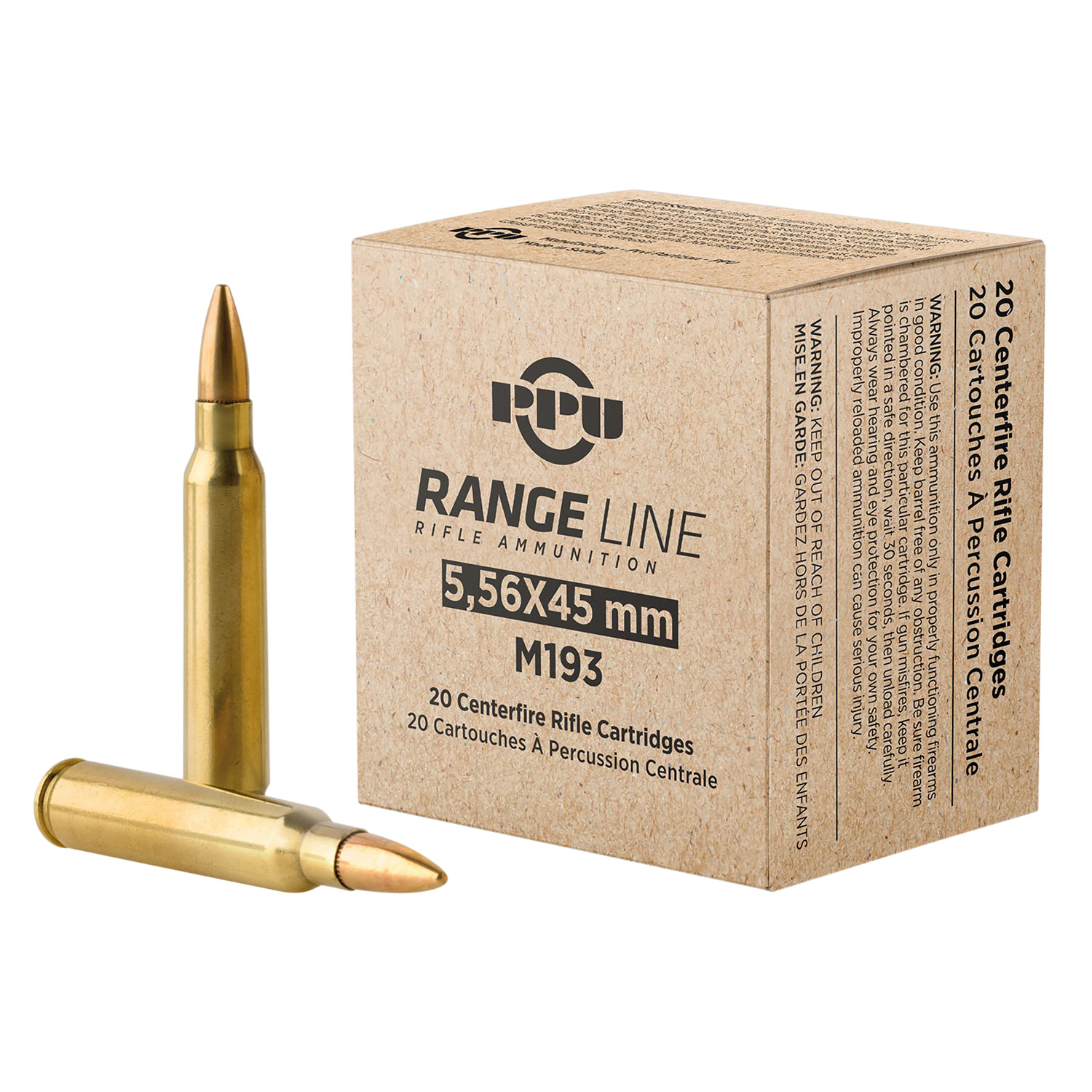 Tr&z PPR556 5.56MM 55GR Fmj Bt 20/50