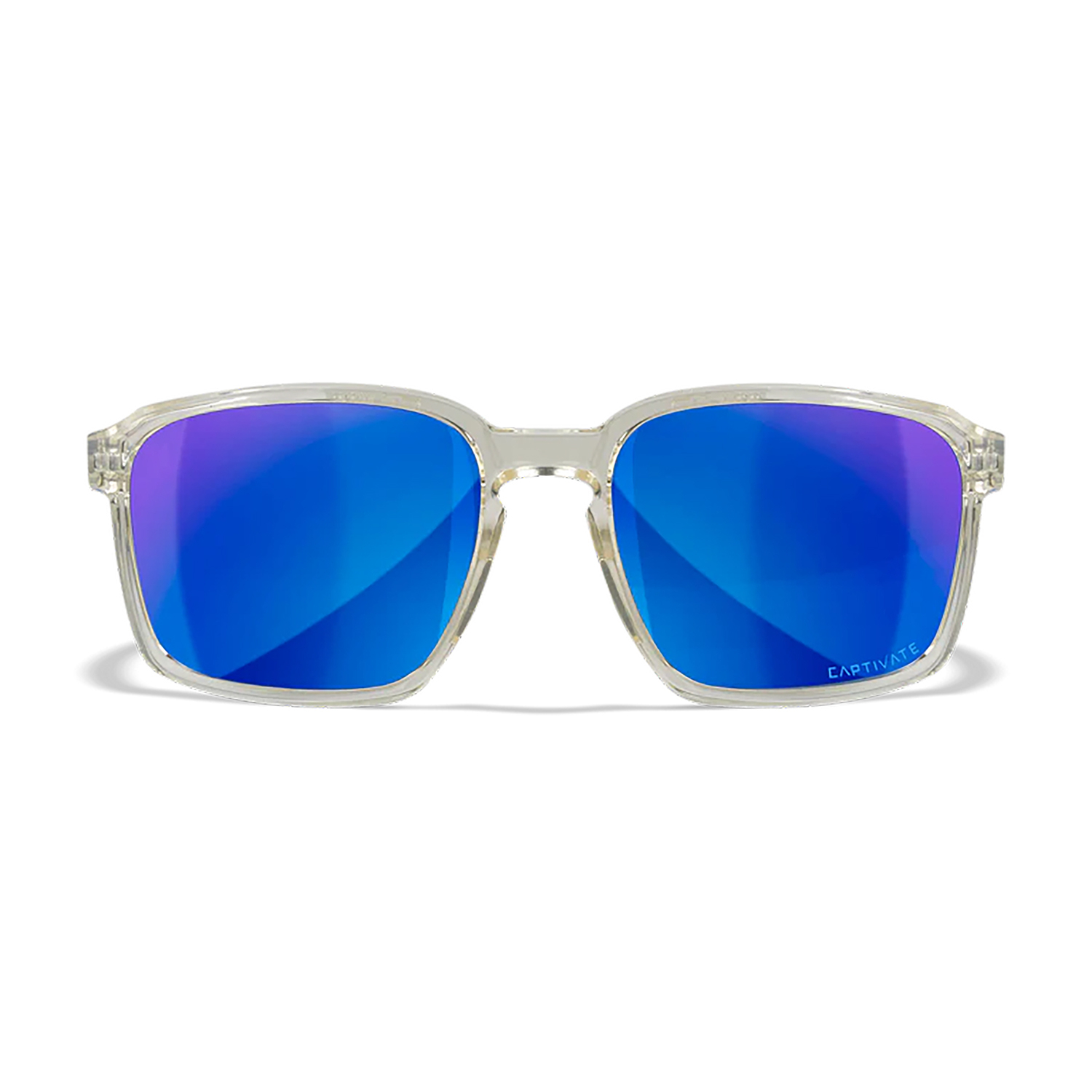 Wiley X AC6ALF09 Alfa Captivate Pol Blue/clr Sunglasses