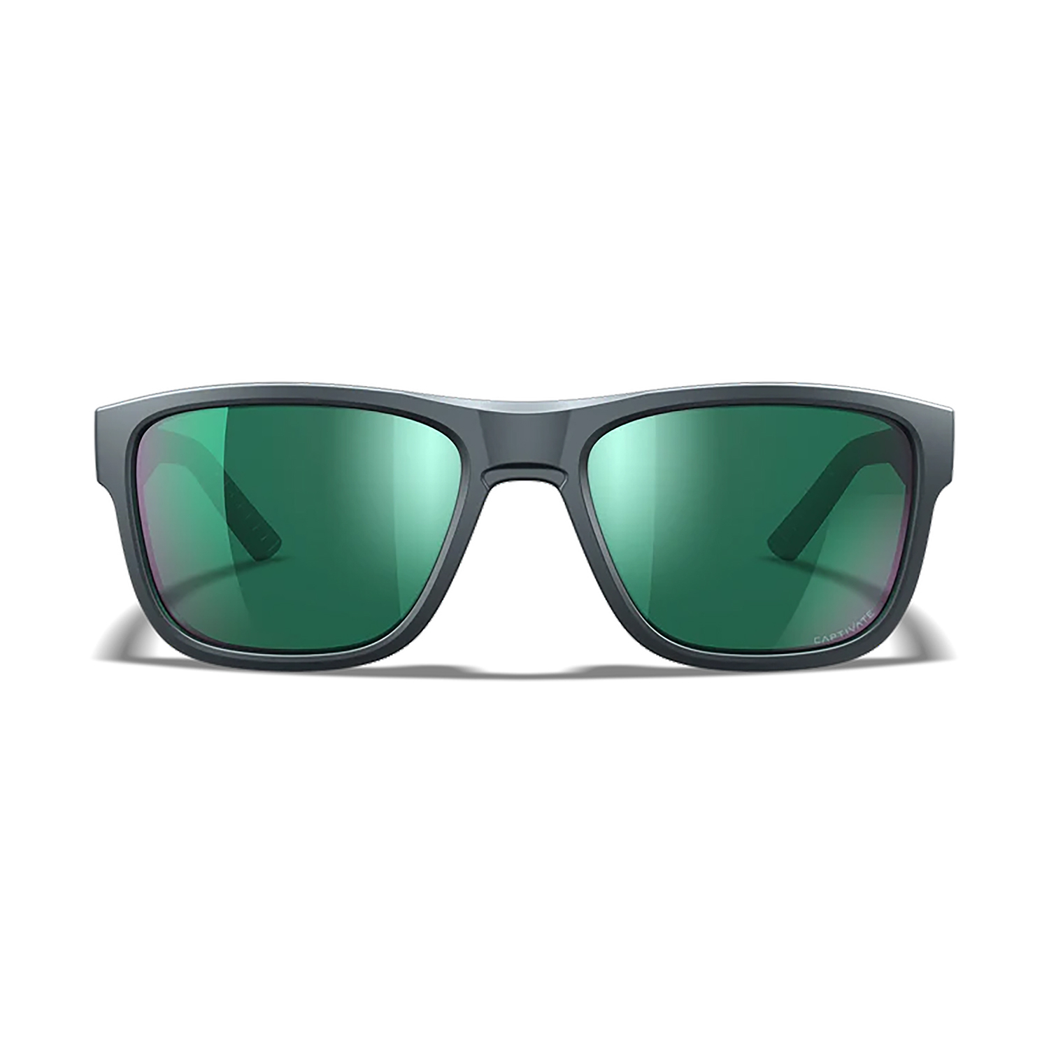 Wileyx AC6OVN17 Ovation Captivate Polarized Green Mirror Lens Dark Gray Frame