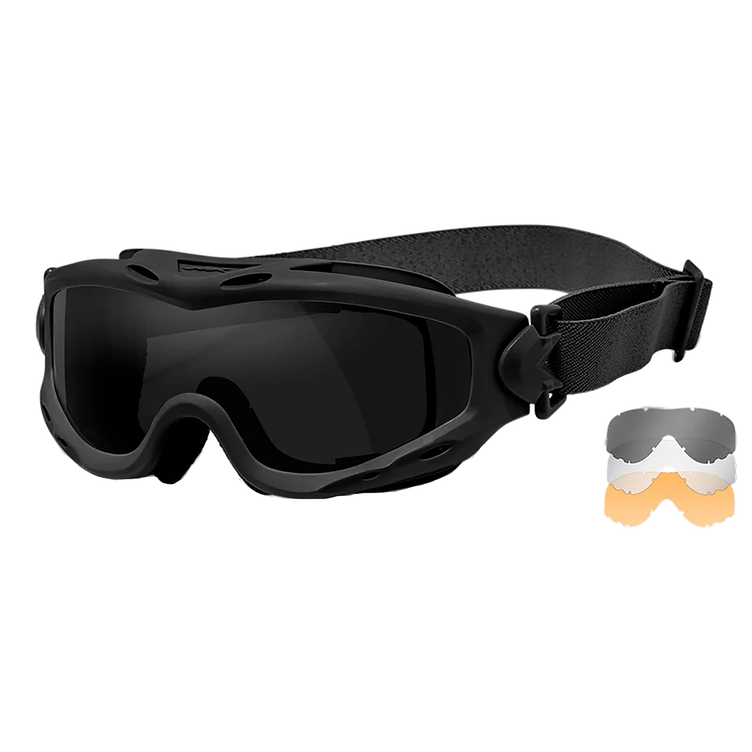 Wileyx SP293B Spear Goggle Smoke Gray/clear/light Rust Matte Black