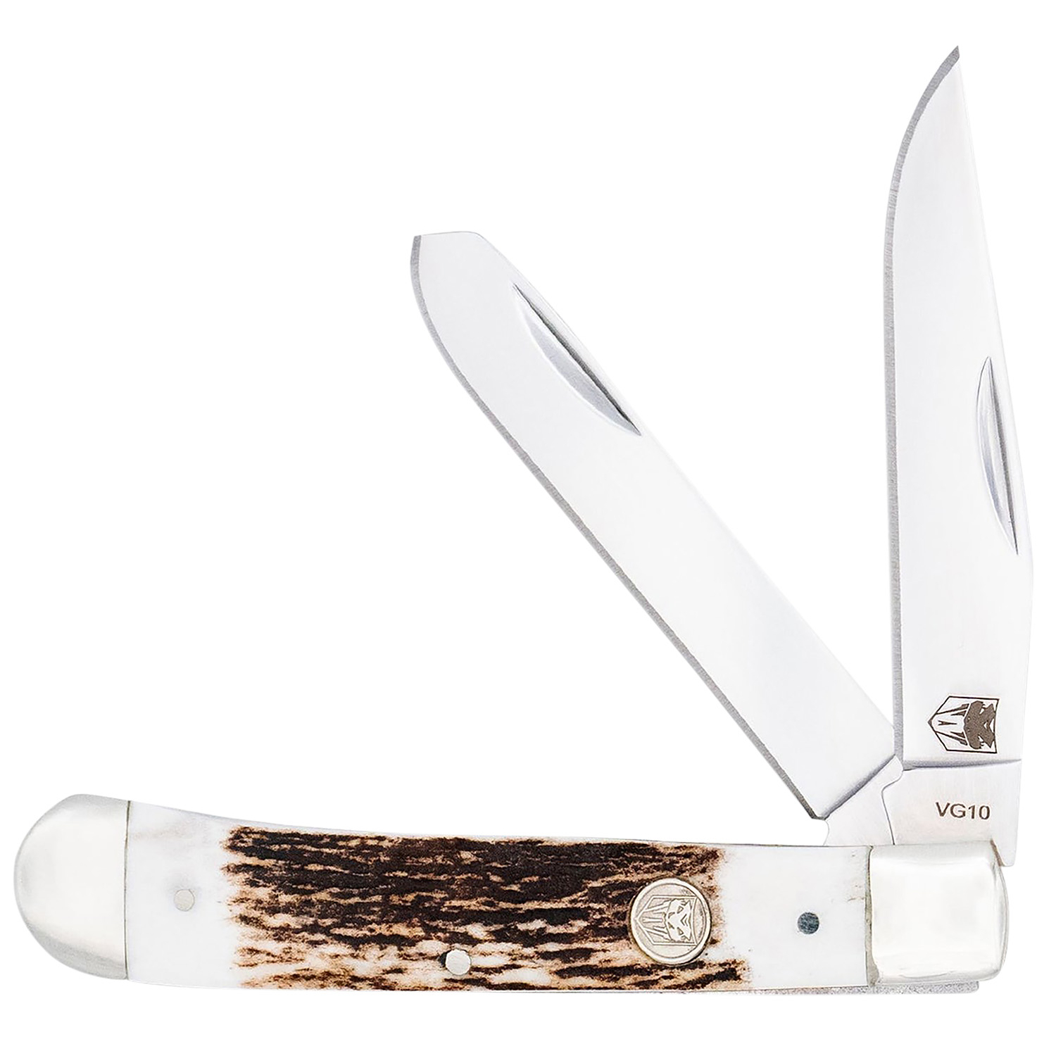 Cobratec Trapper Two Blade G-10 Stag/ss Slip Joint