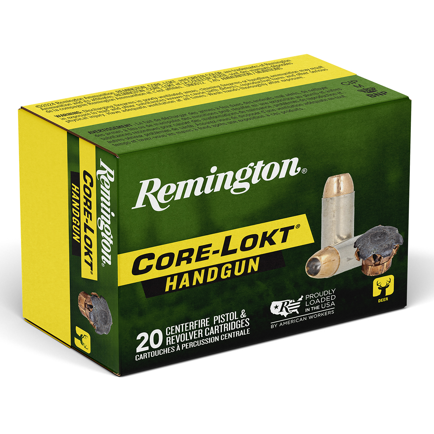 Remington 20272 RHH45C1 45C 237GR Core-lokt Jhp 20/10